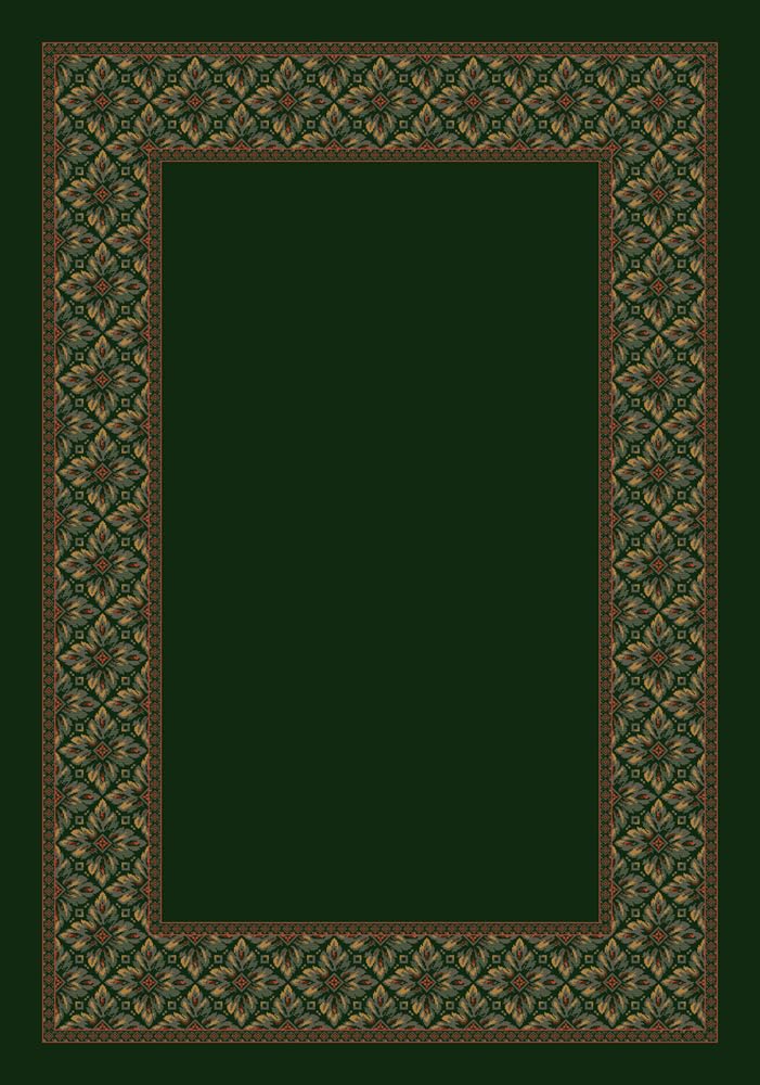 Milliken Design Center Copernicus Olive Rug - Runner Size 2'4