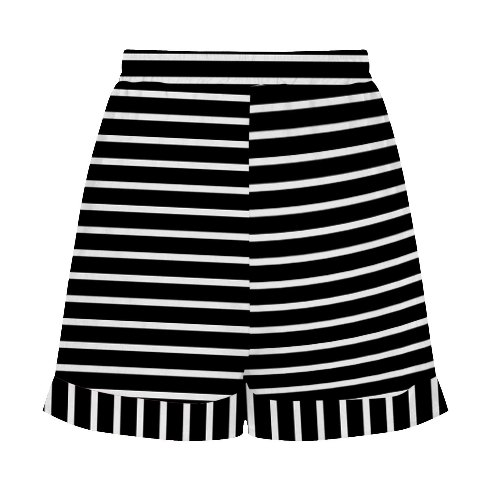 Women's 2023 Summer Casual Shorts with Drawstring Waist & Pockets - Perfect for Workouts & Lounging