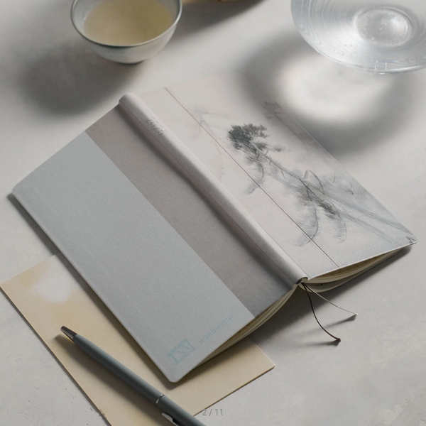 Hobonichi Techo 2025 Planner - Spring April Start with Tokyo National Museum Hasegawa Tohaku Pine Forest Design | Weekly Horizontal Layout, Monday Start | Japanese Edition | Perfect for Journaling, Planning & Gift Giving