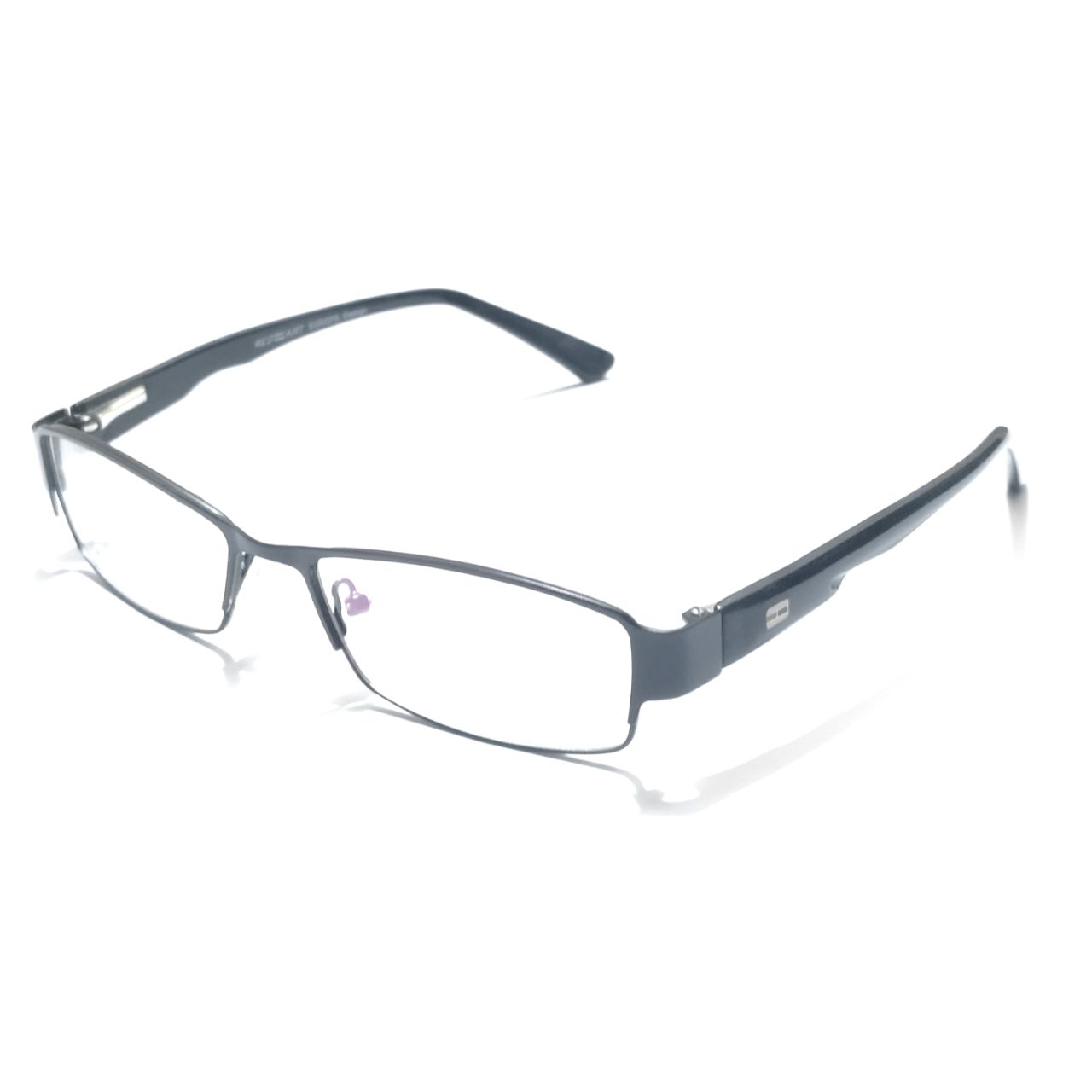 Stylish Black Rectangle Full Frame Glasses R1161 - Trendy Eyewear for Men & Women - Perfect for Reading, Driving & Everyday Fashion