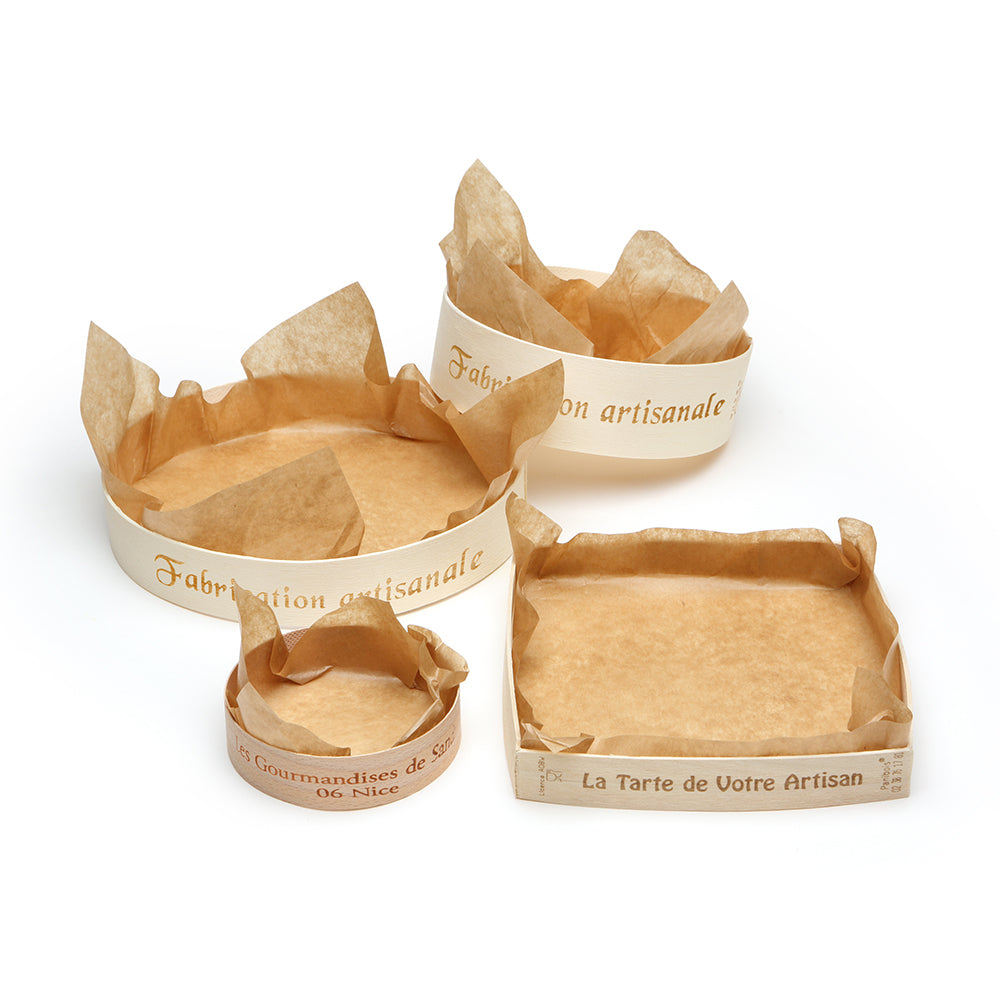 Premium Large Wooden Tart Rings - 9.5