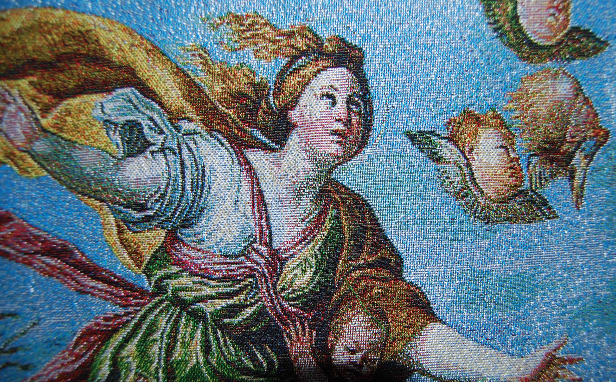 Mary Magdalene Tapestry - Jacquard Woven Wall Art (27x35in) for Home Decor