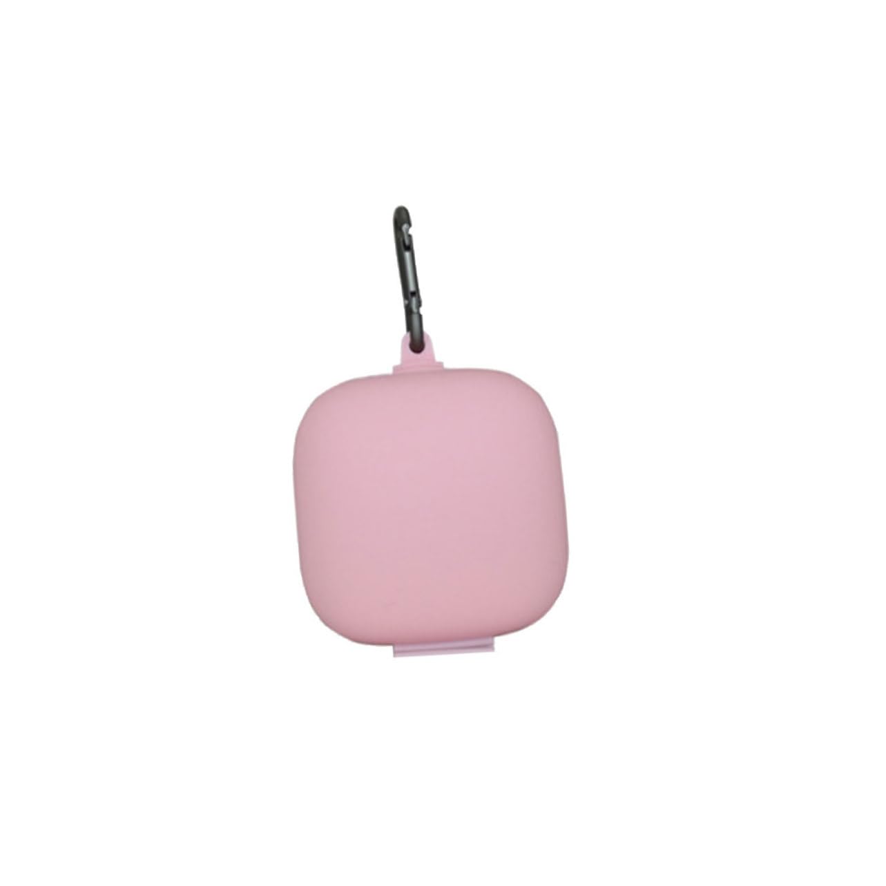 OSALADI 2-Pack Silicone Headphone Case with Metal Buckle - Protective Skin Cover for Wireless Earbuds, Scratch Resistant Headset Holder (Pink) - Perfect for Travel, Gym & Daily Storage