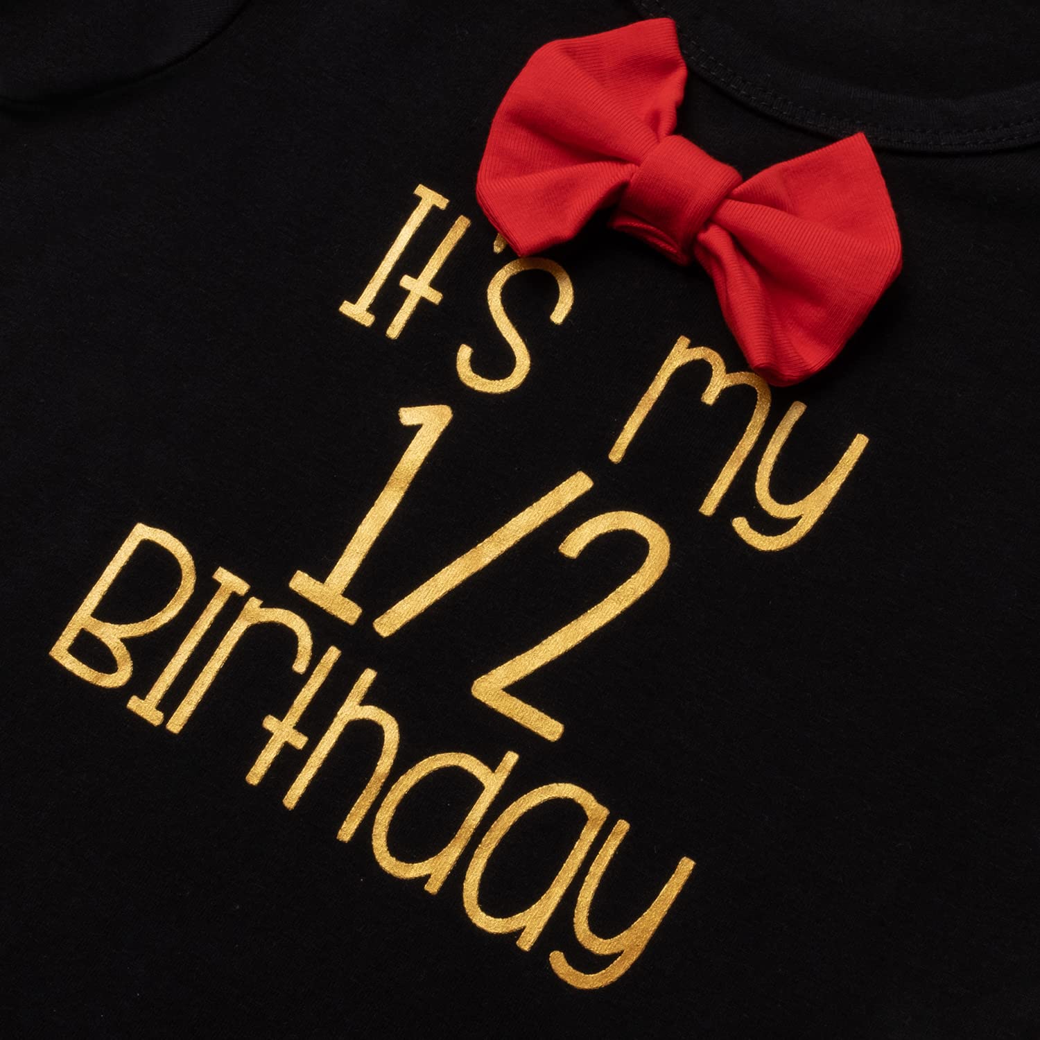 Baby Boy's 1/2 First Birthday Outfit - Newborn Half Way to One Pants Set | 1st Cinco De Mayo & Uno Birthday Clothes | Perfect for Photo Shoots, Parties & Special Celebrations