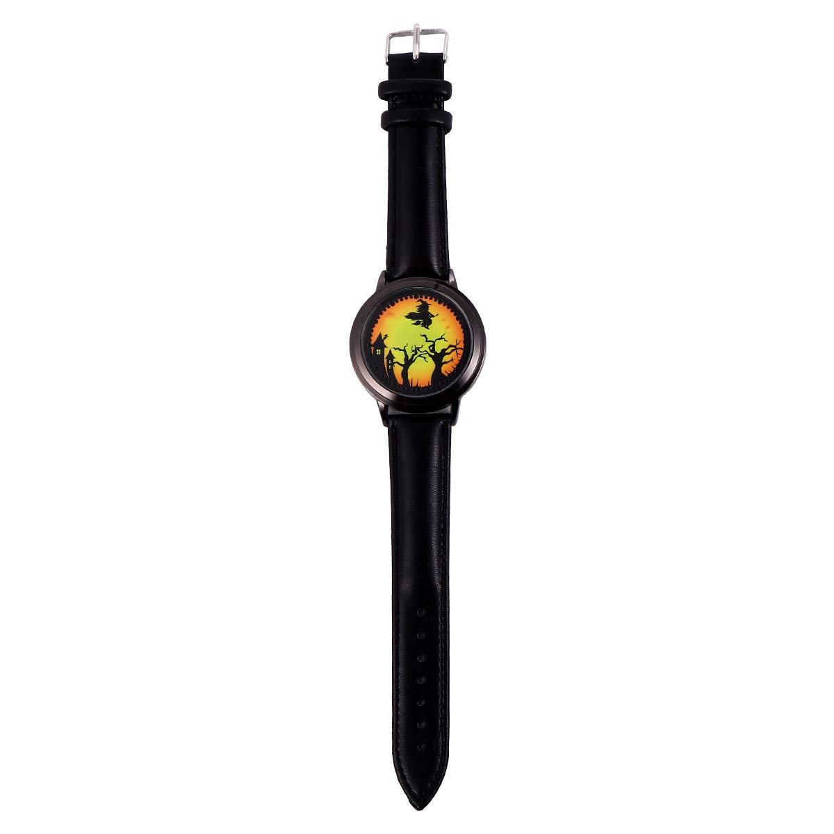 Waterproof Halloween LED Watch for Kids - Creative Gift with Fun Elements Pattern - Perfect for Trick-or-Treating, Costume Parties & Everyday Wear