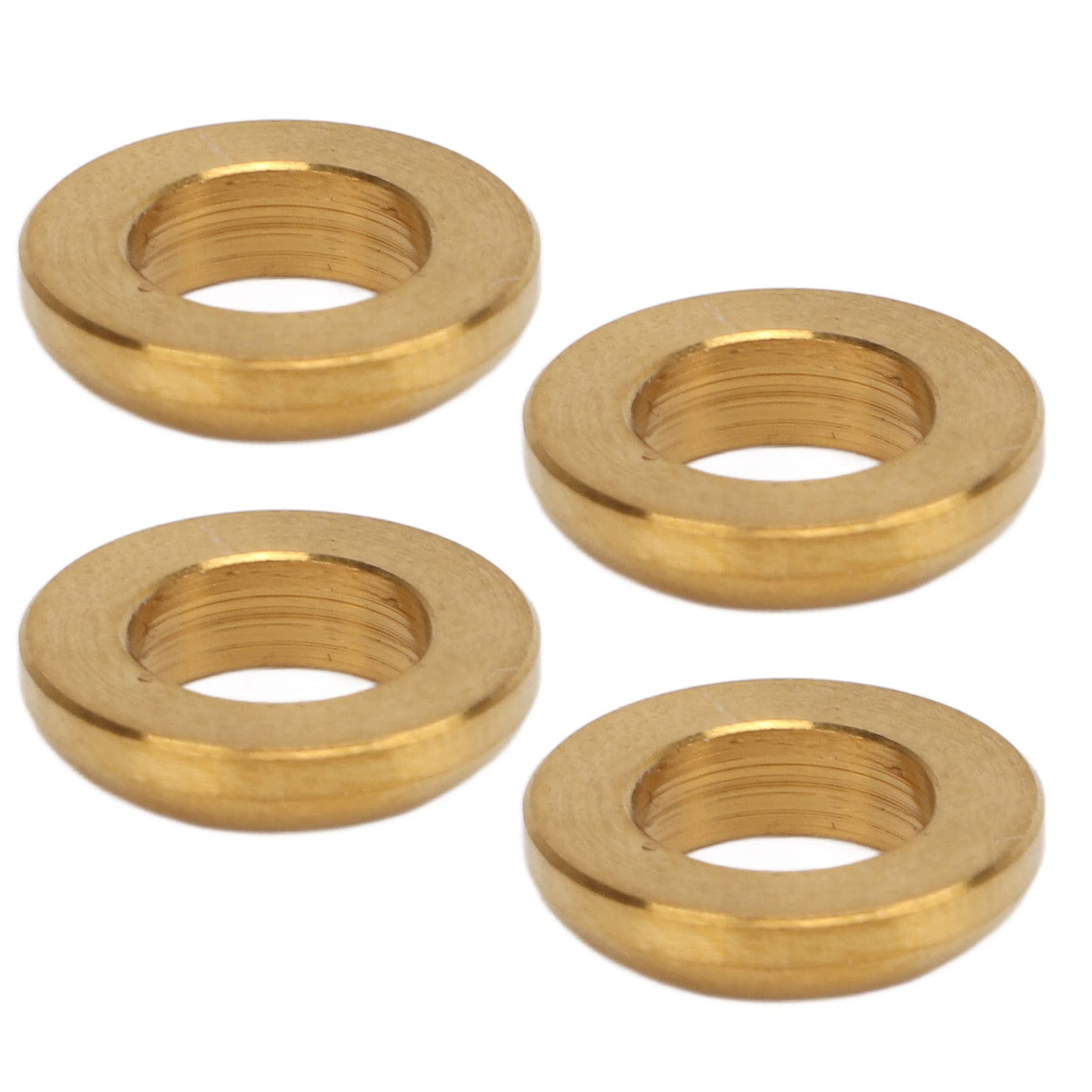 VGEBY 4Pcs Bicycle Headset Spacer - High Toughness, Rustproof, Lightweight Convex Washer for Bike Fork & Stem (Gold) | Perfect for Mountain Bikes, Road Bikes & Cycling Accessories Replacement