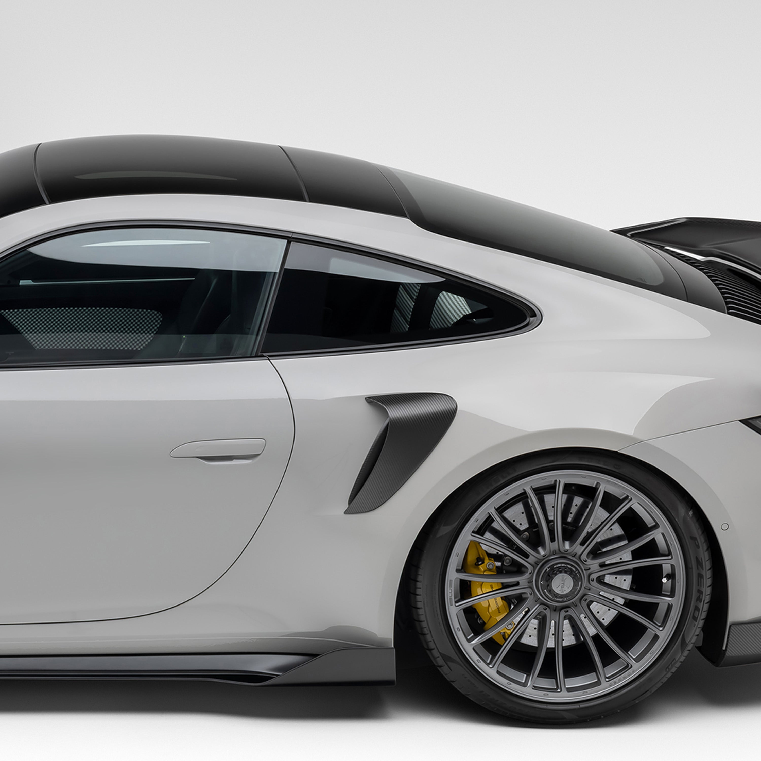Porsche 992 Turbo S Carbon Fiber Aero Side Intake Trim - High Performance Air Intake Upgrade for 911 Turbo S (2019-2023) | Track & Street Use