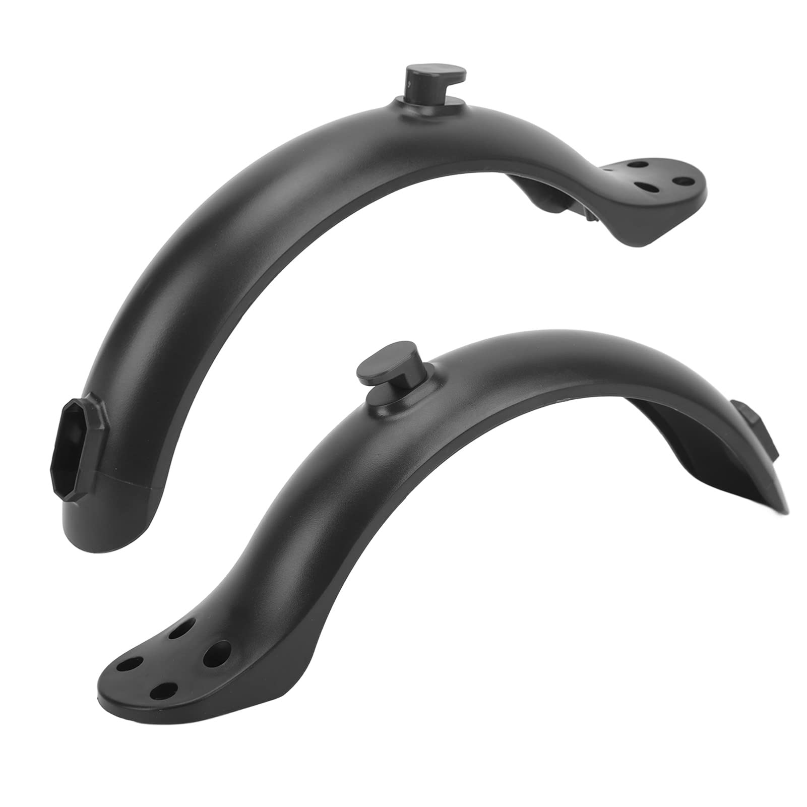 4 Hole Black Weatherproof Electric Scooter Mud Guard Replacement - Durable Scooter Fender for Rain & Off-Road Protection | Perfect for Commuting & Urban Riding