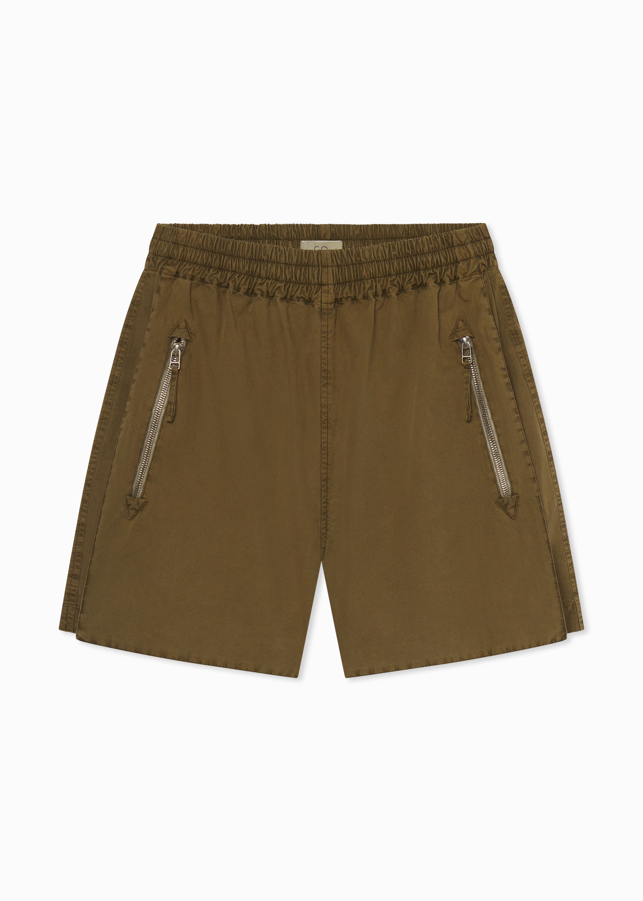 Men's Olive Cotton Twill Combat Shorts - Durable Military Style Cargo Shorts for Outdoor Adventures, Hiking & Casual Wear