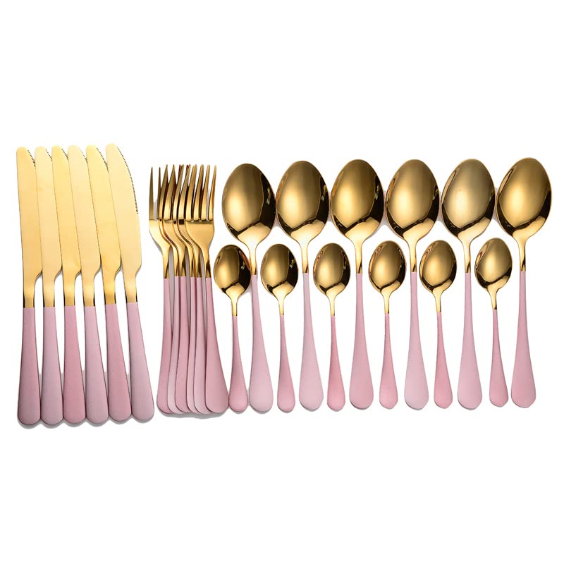 6sets Pink Gold