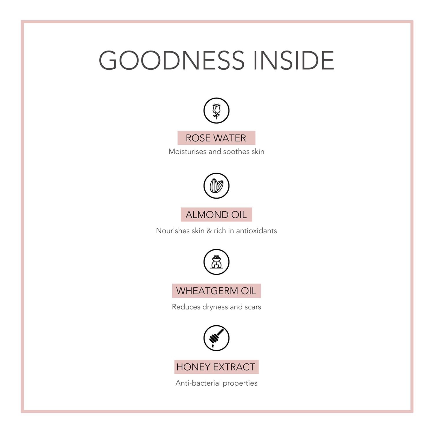 Fabessentials Wild Rose Wheatgerm Honey Body Wash 250ml - Almond Oil & Honey Extract for Gentle Cleansing | Hydrating & Moisturizing Body Lotion for Soft, Bright Skin | Deep Nourishing Shower Gel for Dry Skin - Perfect for Daily Use & Spa Relaxation at Home