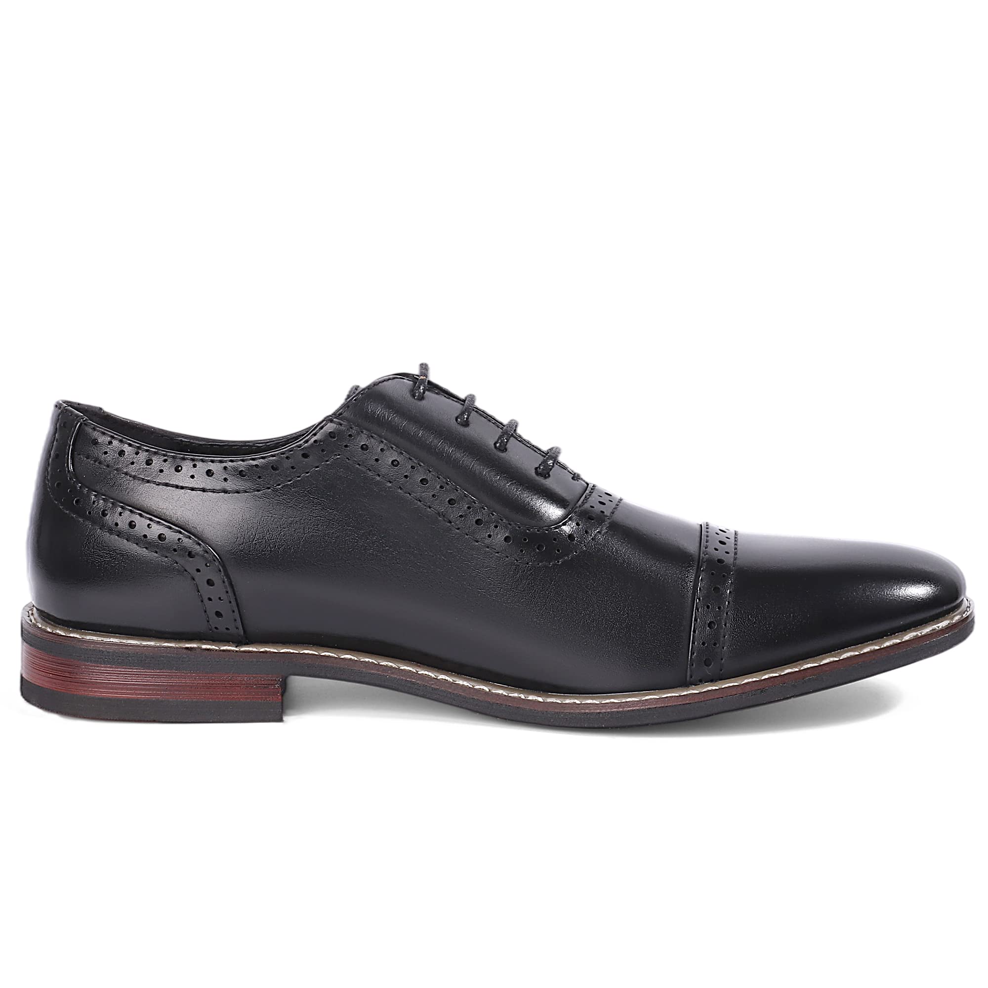 Men's Formal Cap Toe Oxford Dress Shoes - Comfortable Business & Wedding Shoes for Men | Perfect for Office, Interviews & Special Occasions