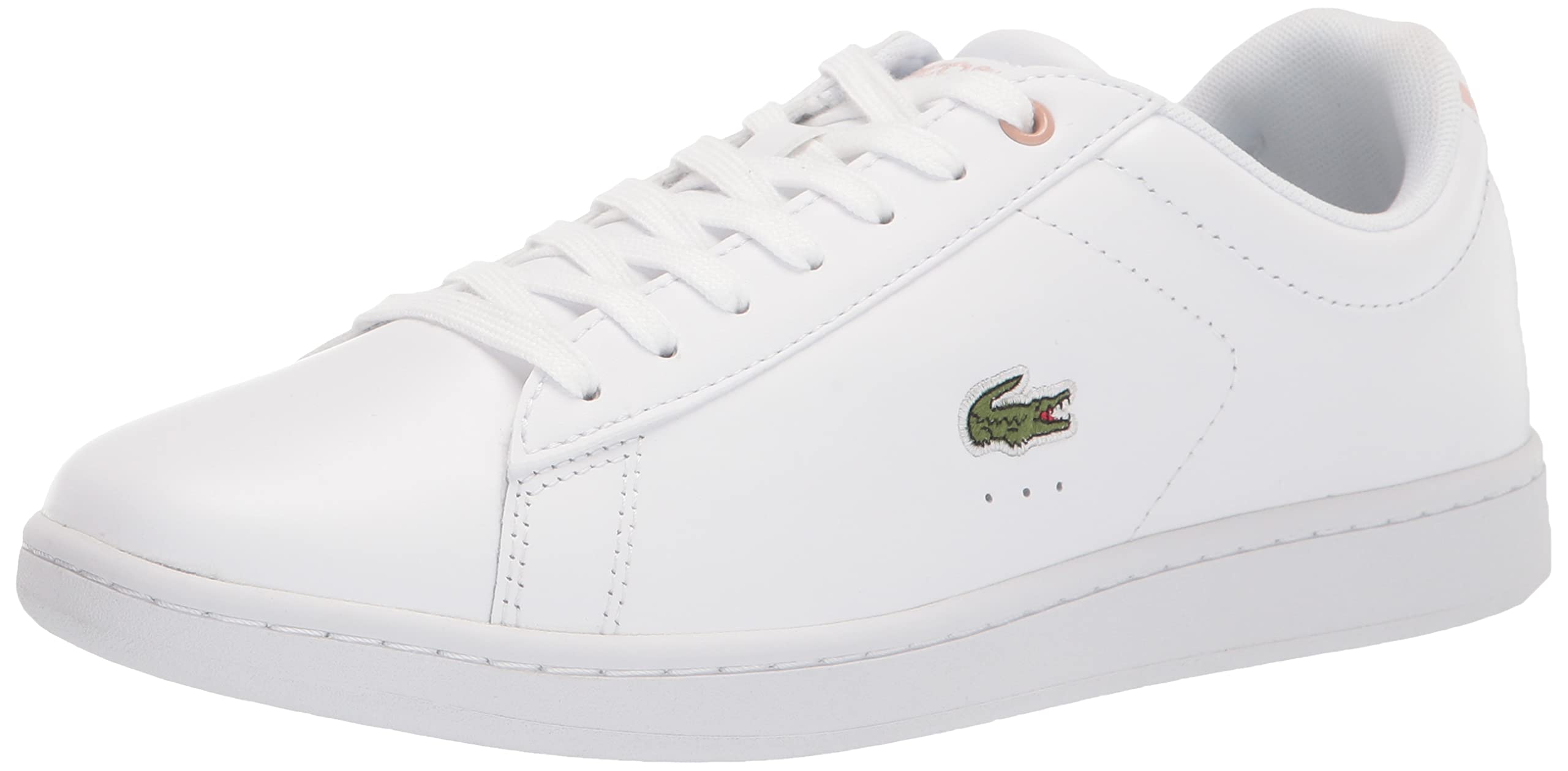 Lacoste Women's Carnaby Piqué Sneakers - Comfortable & Stylish White Tennis Shoes for Casual Wear, Workout & Everyday Fashion
