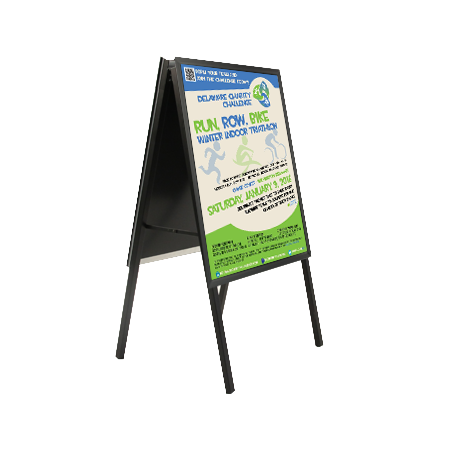 30x30 A-Frame Sign Holder with Security Screws | 1 1/4