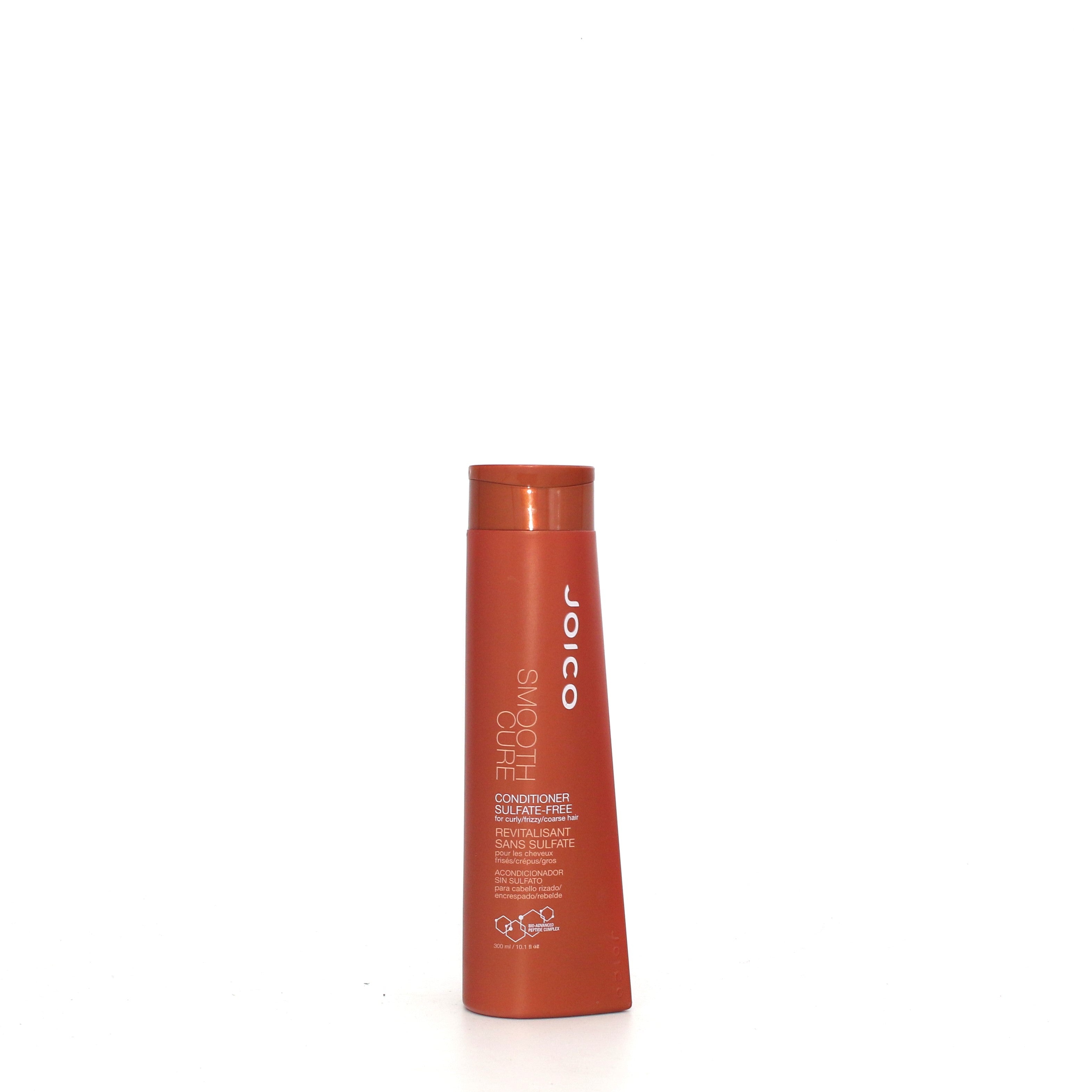 JOICO Smooth Cure Conditioner for Curly Frizzy Coarse Hair - 10.1 oz Hydrating & Detangling Hair Treatment - Perfect for Dry, Damaged Hair Care & Daily Frizz Control