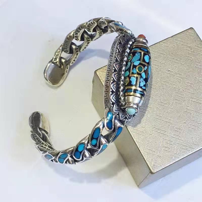 Five Character Mantra Transfer Bracelet - Ulan Flower to Tianzhu - Buddhist Prayer Beads for Meditation, Spiritual Protection & Daily Wear