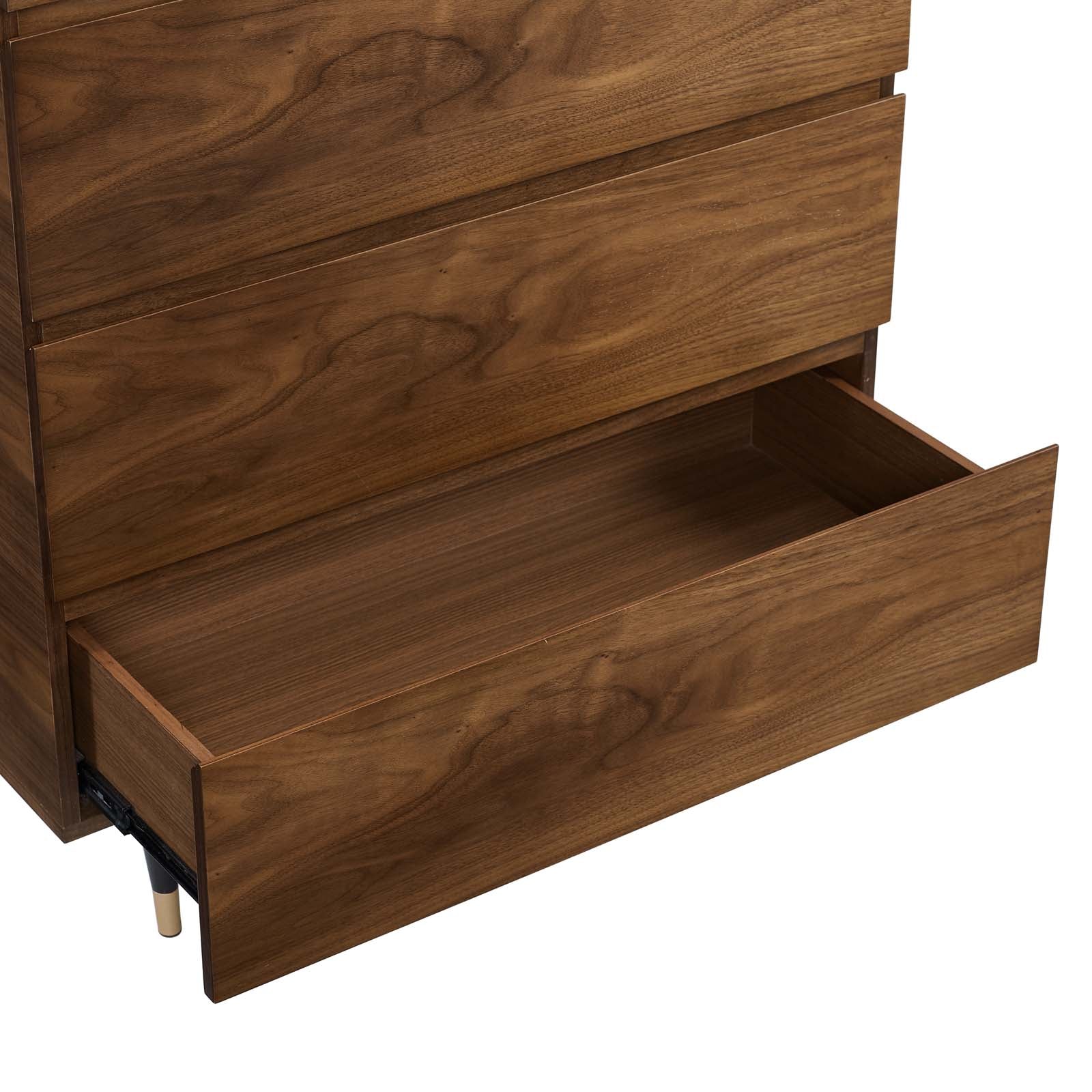 Caima 6-Piece Bedroom Furniture Set - Queen Size Bed Frame, Nightstand & Dresser - Perfect for Master Bedroom & Guest Room Decor