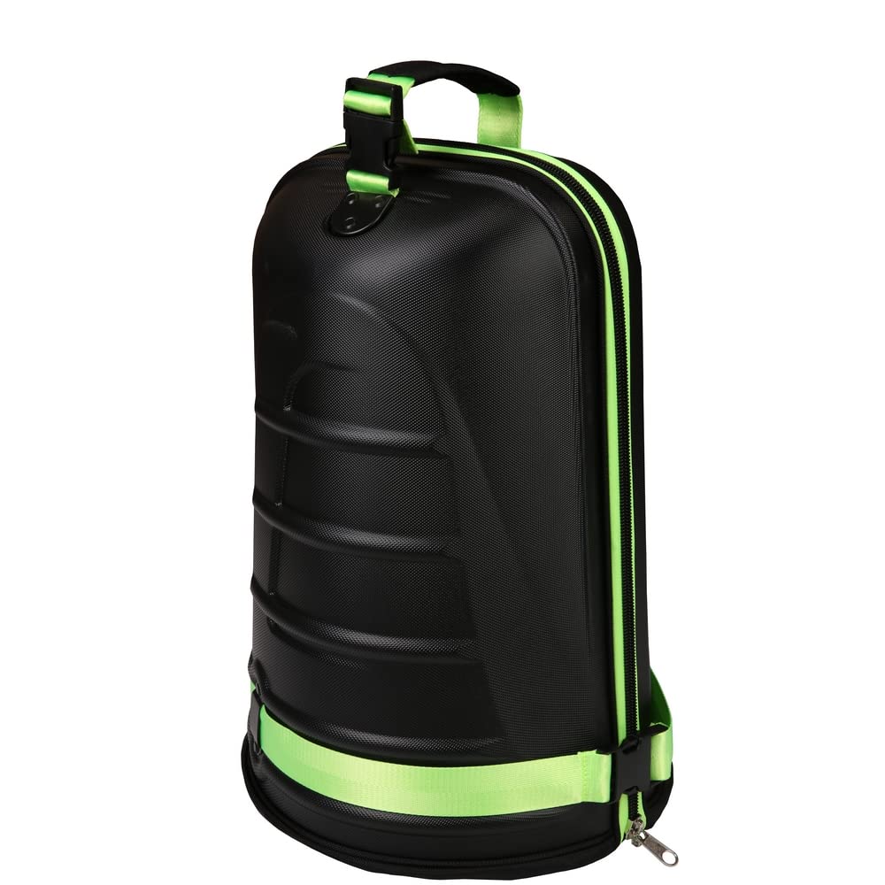 Hard Top Shell Padded Travel Cover with Wheels - Durable Luggage Protector for Airplane, Cruise & Road Trips - Waterproof & Shockproof Suitcase Case for Easy Transport