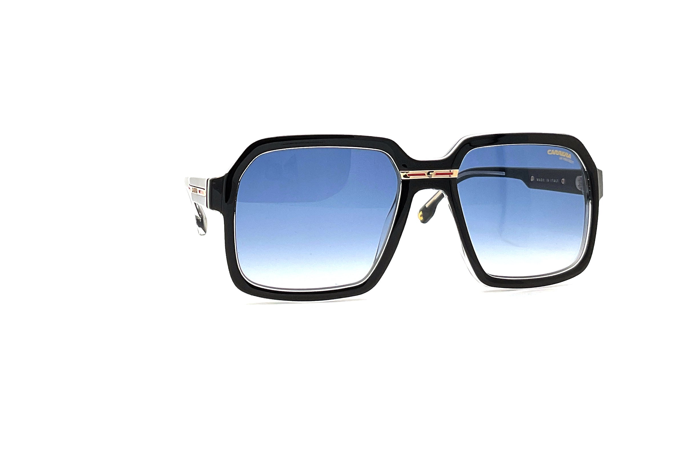 Carrera Victory C 08/S Sunglasses - Black Crystal Frame for Men & Women - UV Protection, Stylish & Lightweight - Perfect for Driving, Outdoor Sports & Fashion