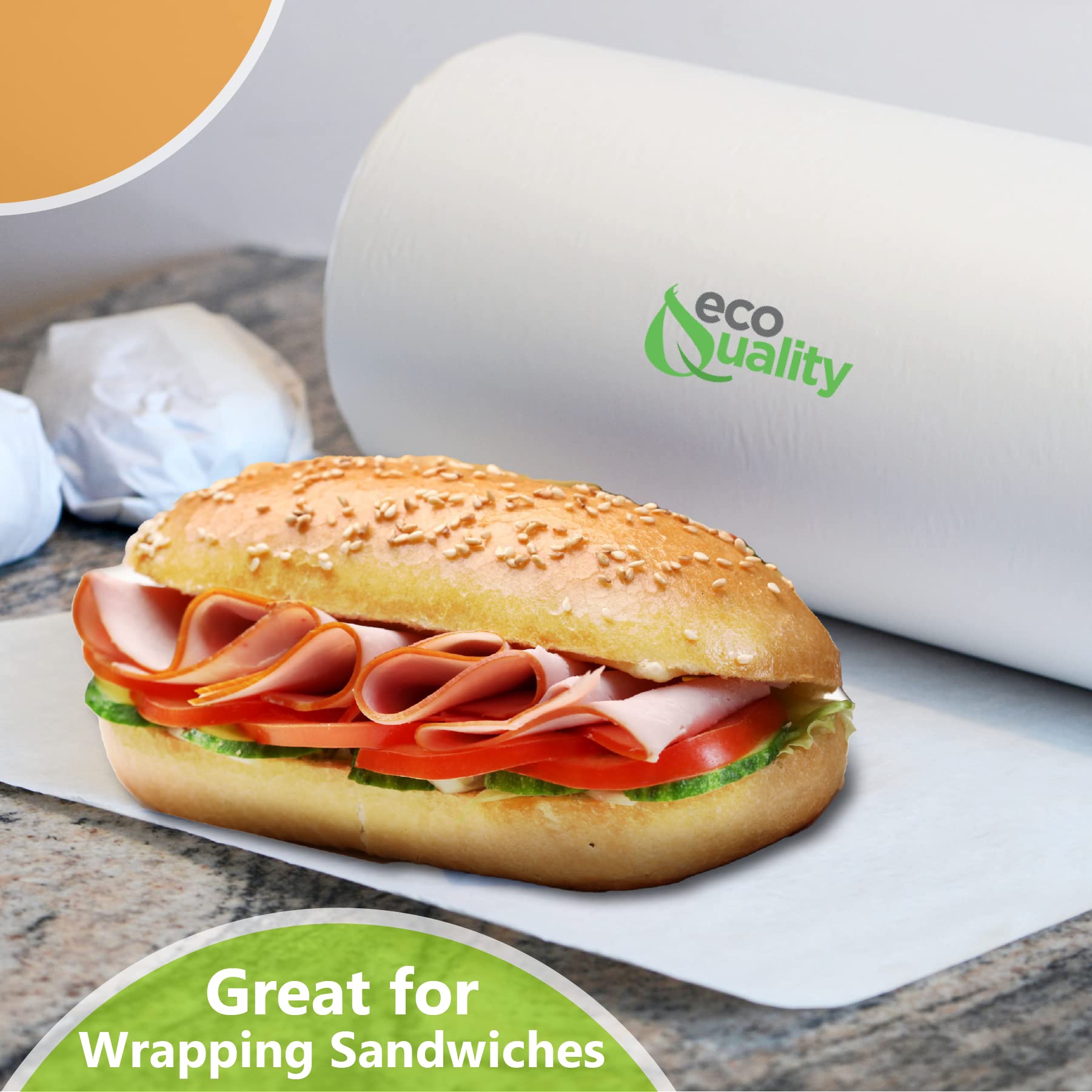 5 Pack White Butcher Paper Rolls 18