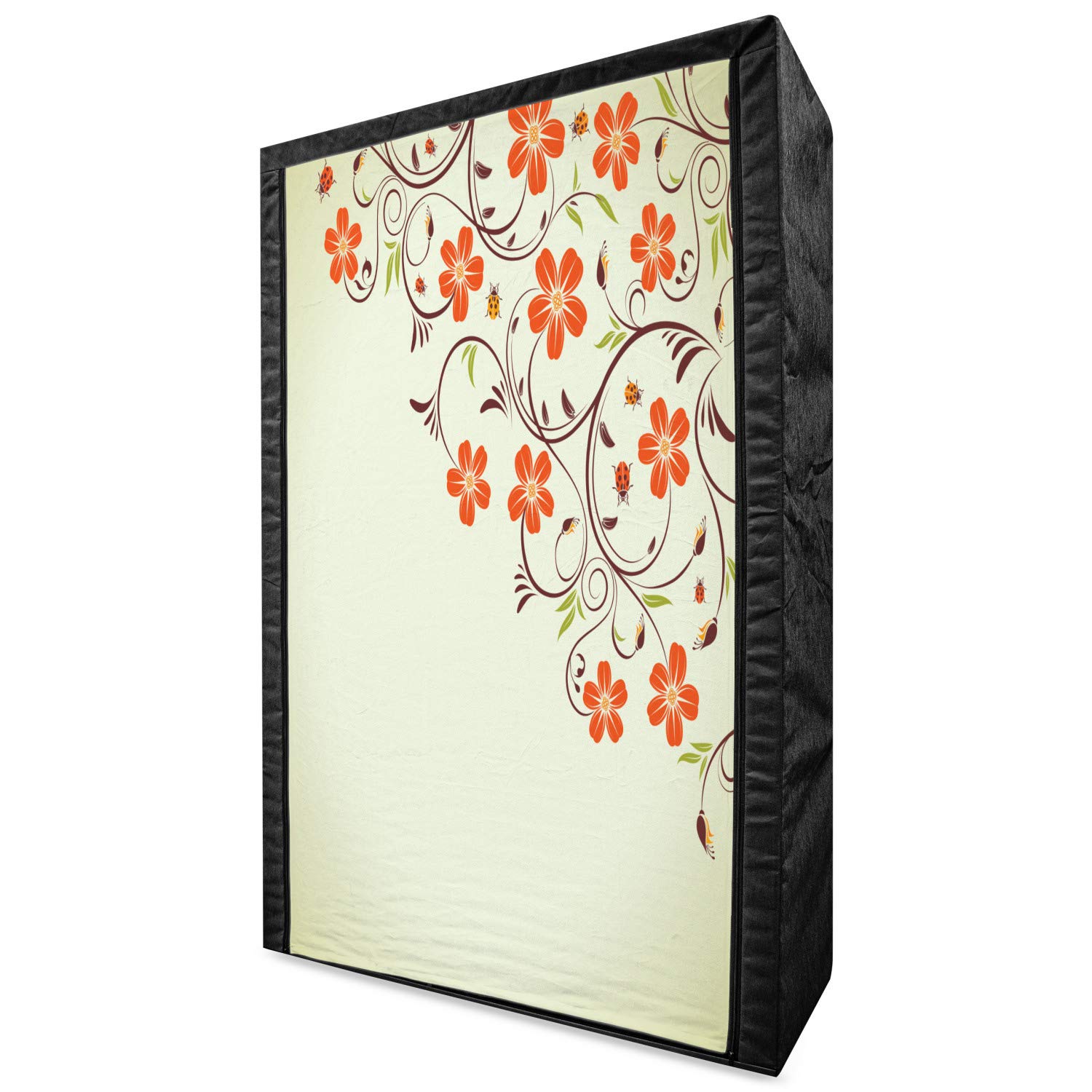 Ambesonne Ladybugs Portable Fabric Wardrobe - 42.5
