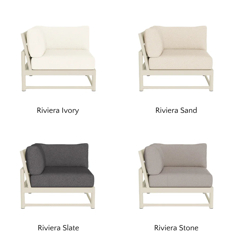 Breeze XL Outdoor Corner Sectional Sofa - Waterproof Patio Furniture Set with Cushions for Backyard, Poolside & Garden Relaxation