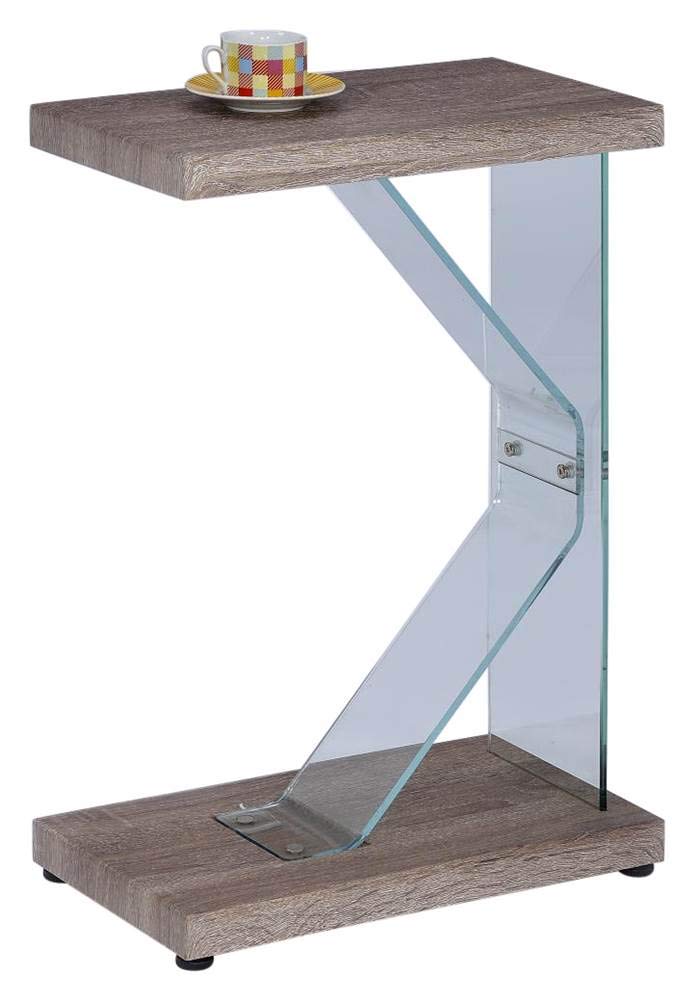 Weathered Taupe Side Table - Modern & Stylish End Table for Living Room, Bedroom, or Office - Perfect for Small Spaces & Home Decor
