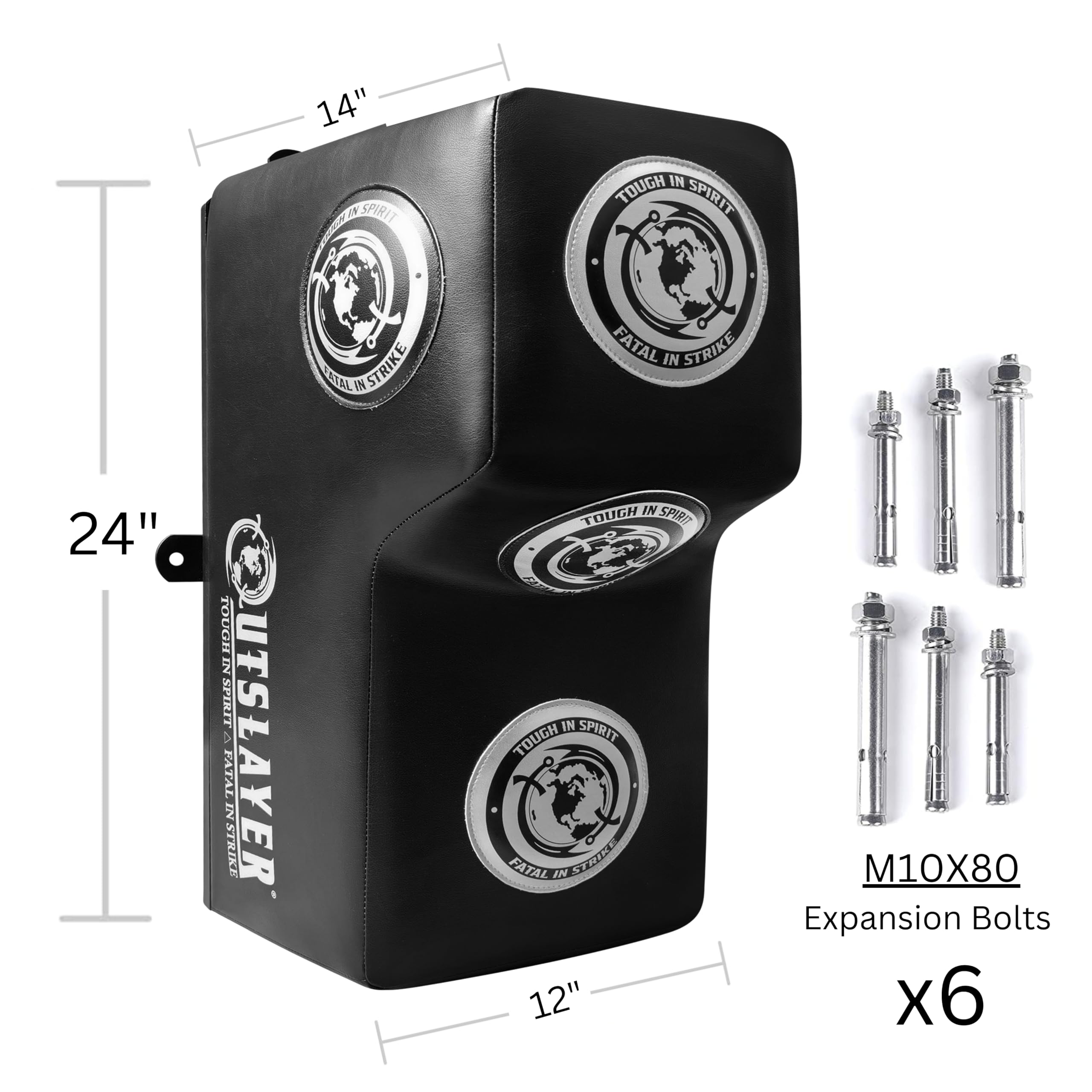 Wall Mount Punching Bag - Space-Saving Boxing Training Equipment for Hooks, Uppercuts & Straight Combos - High Density Foam Wall Mounted Uppercut Bag - Perfect for Home Gyms, Small Spaces & Boxing Training