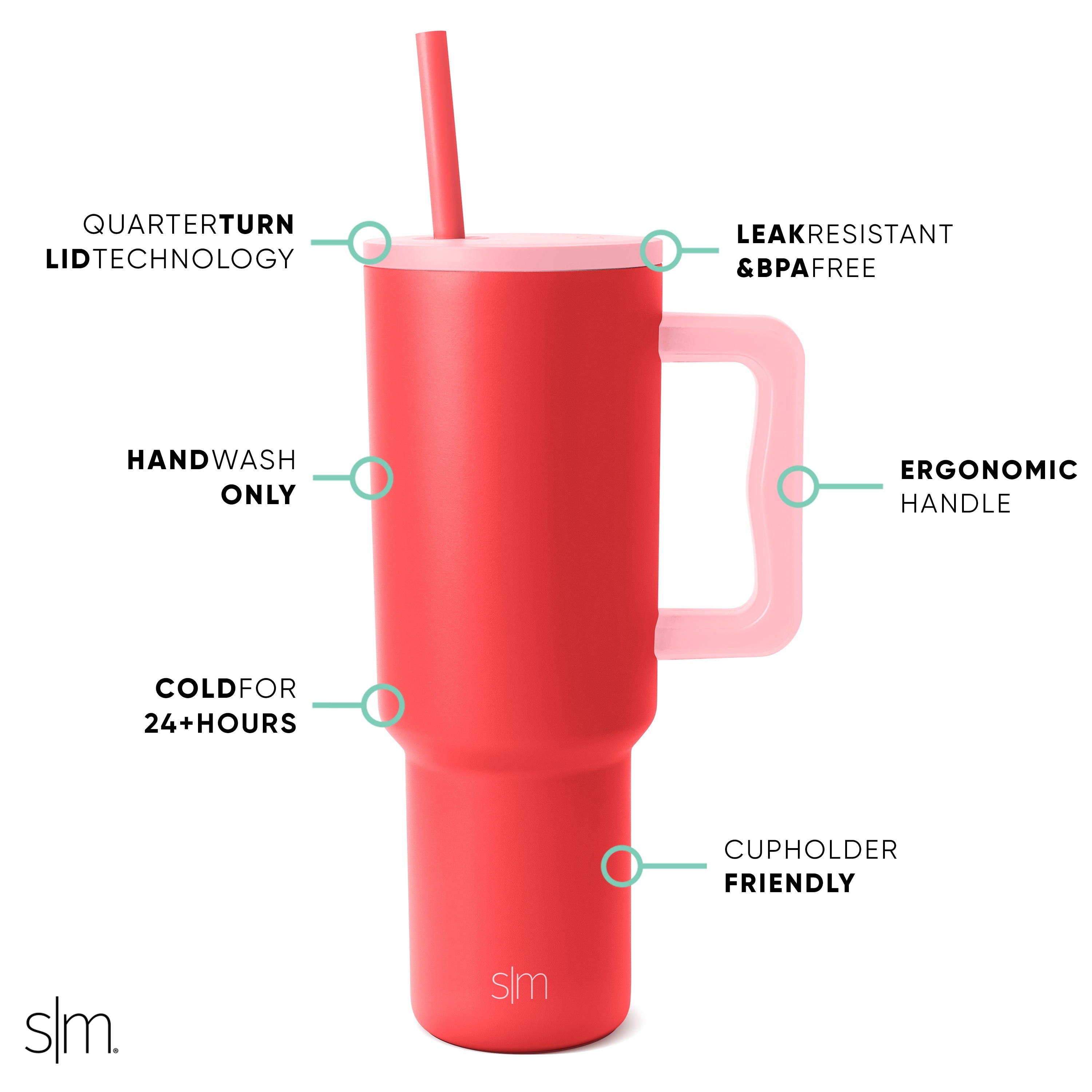 Premium Trek Tumbler 67 - 20oz Insulated Stainless Steel Water Bottle with Leakproof Lid | Keeps Drinks Hot/Cold for 24 Hours | Perfect for Hiking, Camping & Outdoor Adventures