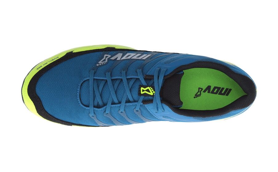 **Inov-8 Men's Mudclaw 300 Trail Running Shoes - Blue/Yellow | Lightweight & Durable for Off-Road & Mountain Running**