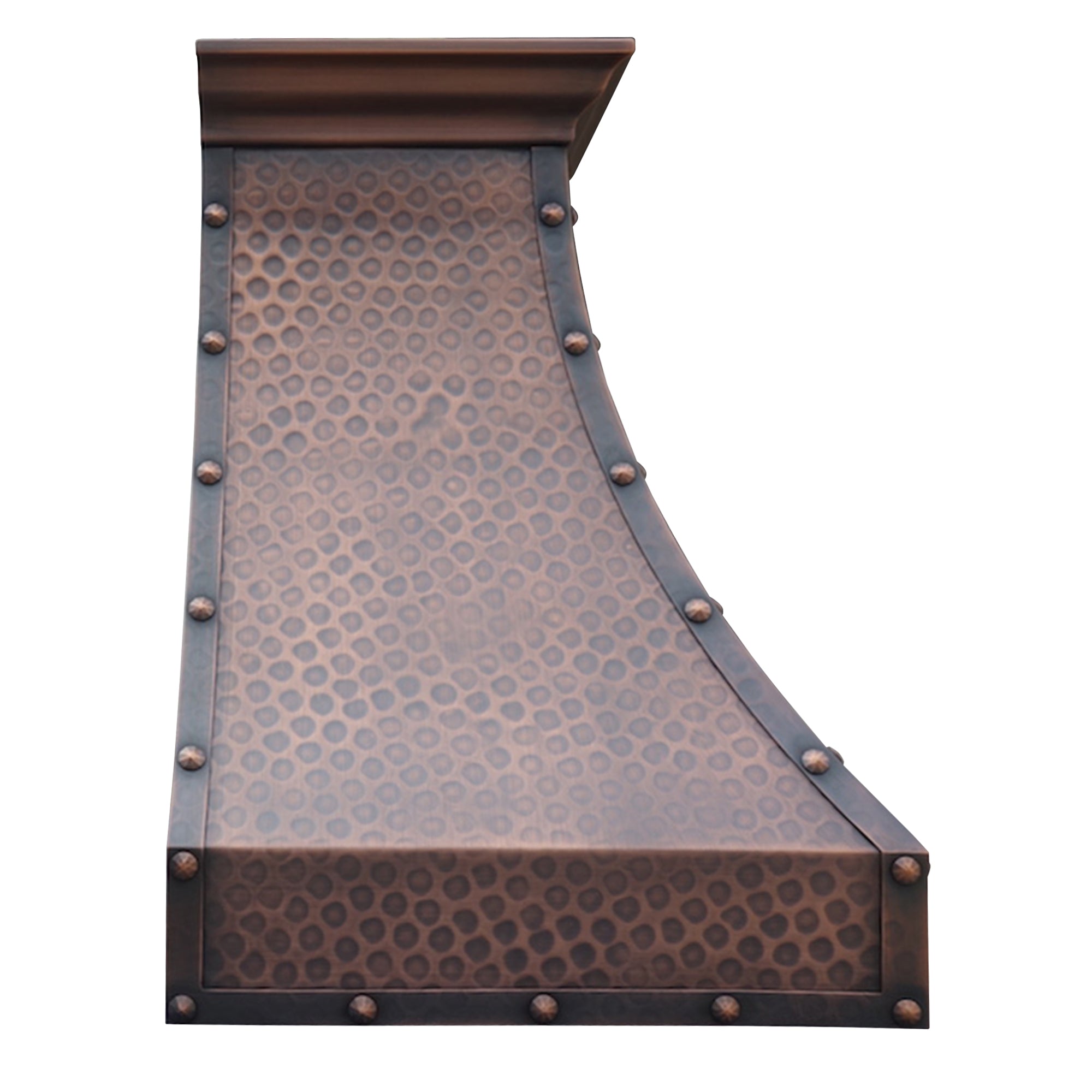 Monica Rendon Copper Range Hood with Extension - Stylish & Durable Kitchen Ventilation for Modern Homes
