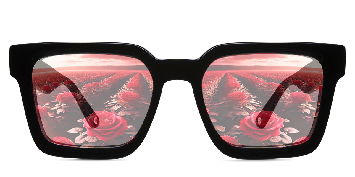 Umer Men's Prescription Tinted Glasses - Blue Light Blocking & UV Protection for Office Work & Computer Use