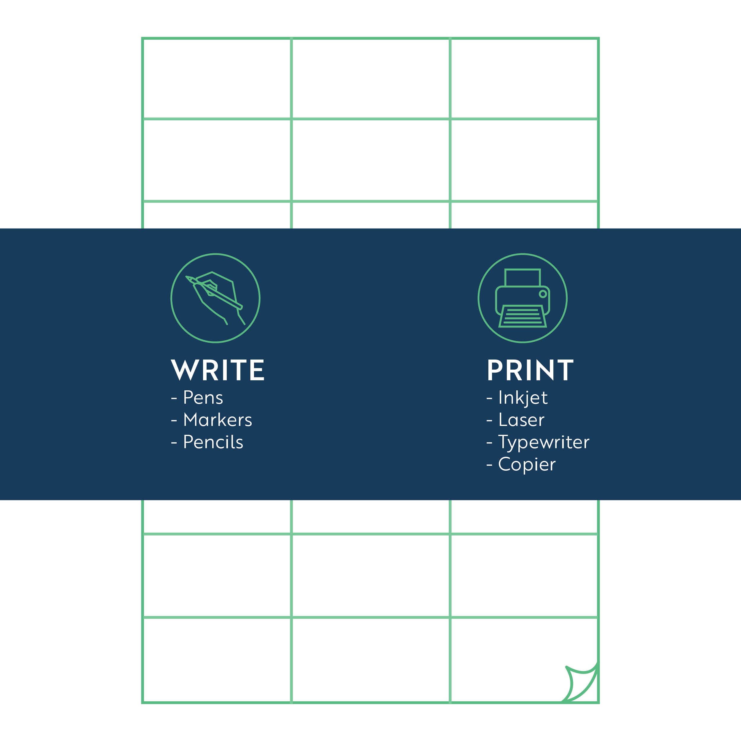 Rillprint Self Adhesive Labels Stickers - 100 Sheets, 210x297mm (A4 Size), Multipurpose White Address & Shipping Labels for Inkjet & Laser Printers - Perfect for Mailing, Packaging, Organizing & DIY Projects
