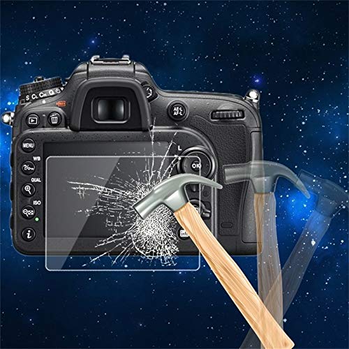 Nikon D7200 Camera Screen Protector - 0.5mm Tempered Glass LCD Film, HD Clear, Waterproof Cover for D7200 DSLR - Perfect for Outdoor Photography & Travel Protection