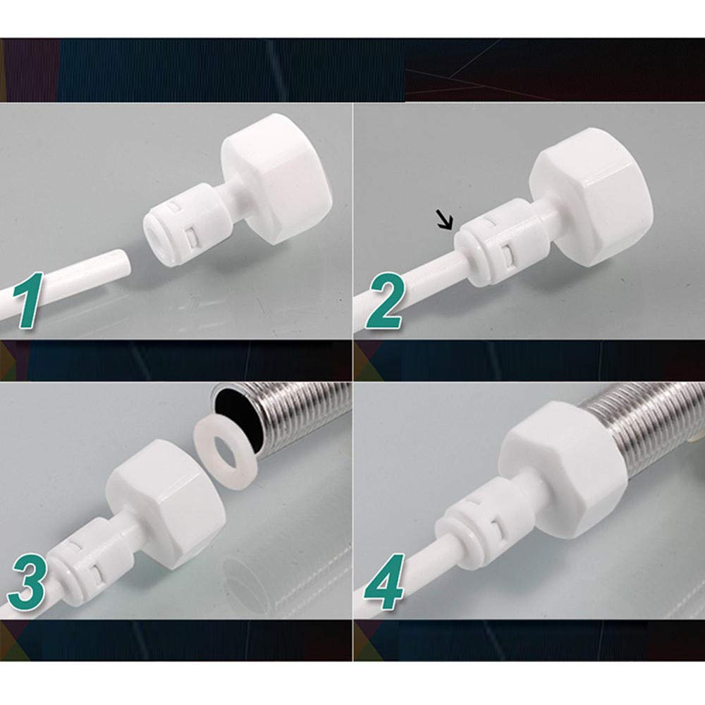 Stainless Steel Folding RO Faucet for Kitchen Sink - Pure Water Filter