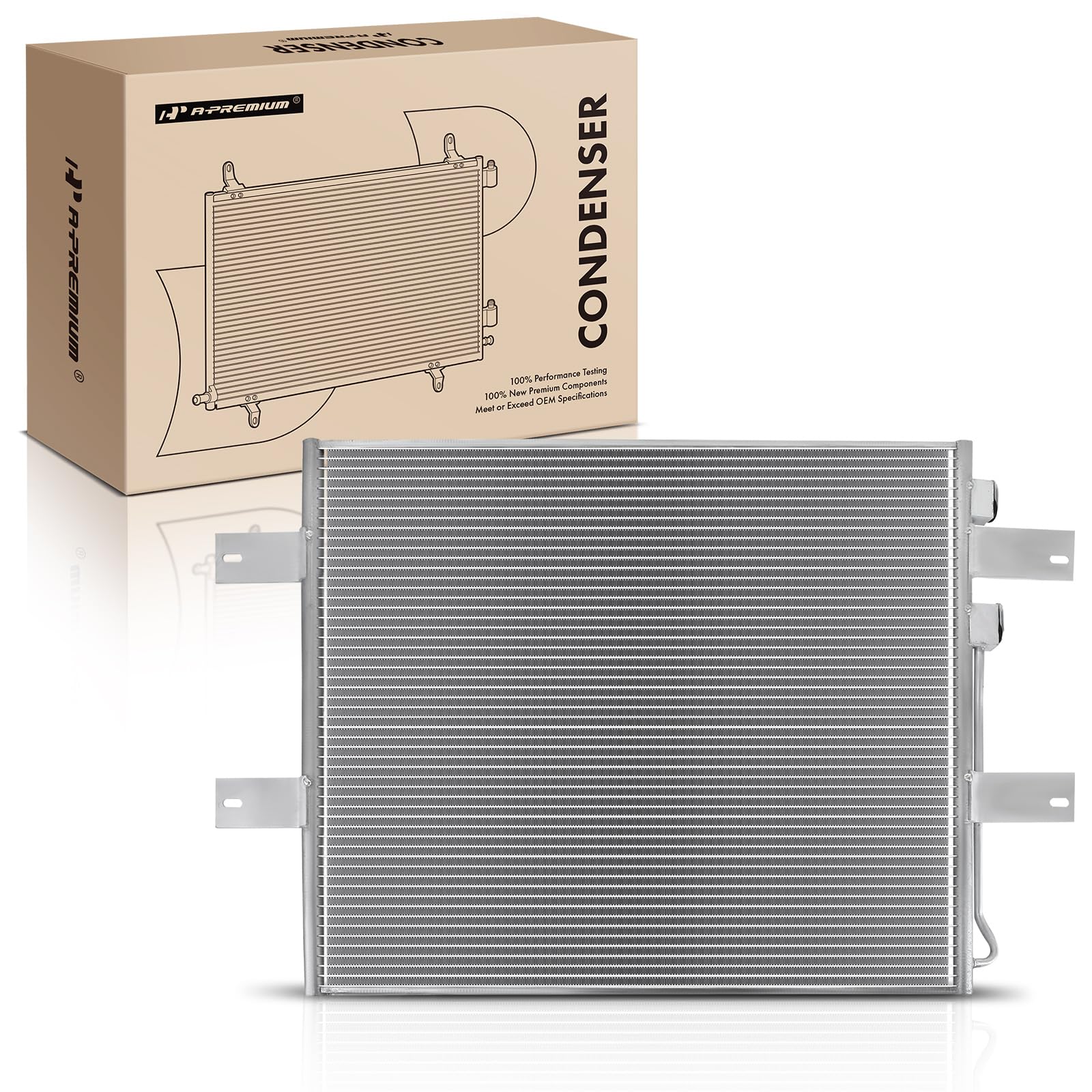 Premium A/C Condenser for Dodge Ram 2500/3500 (2007-2009) 5.9L 6.7L Diesel - Replacement for 55057095AA & 55056694AA - Perfect for Summer Cooling & HVAC System Repair