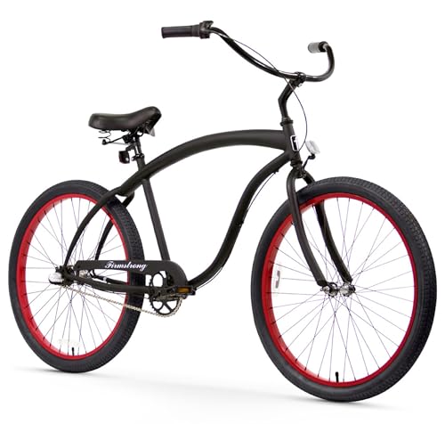 Matte Black/Red Rims