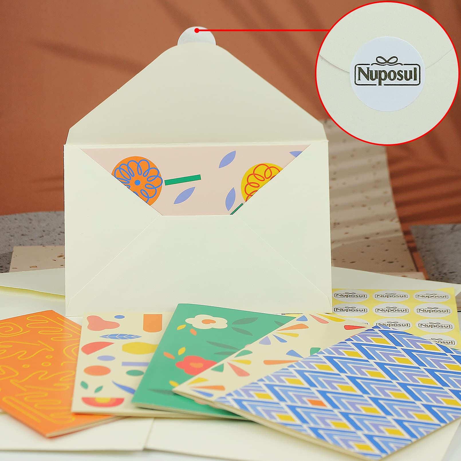 24 Pack Blank Greeting Cards with Envelopes - All Occasion Card Set for Birthday, Thank You, Baby Shower & Wedding - Perfect for Handwritten Notes, Party Invitations & Special Events