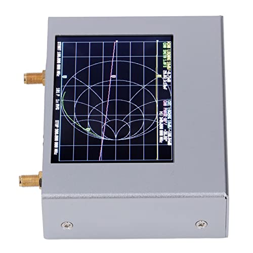 HF VHF UHF SWR Antenna VNA Analyzer - 90dB High Dynamic Range with Improved Shielding, 4GHz Vector Network Analyzer with 4-inch Touch Screen for Electrical Testing - Perfect for RF Engineering, Ham Radio, and Wireless Communication Applications