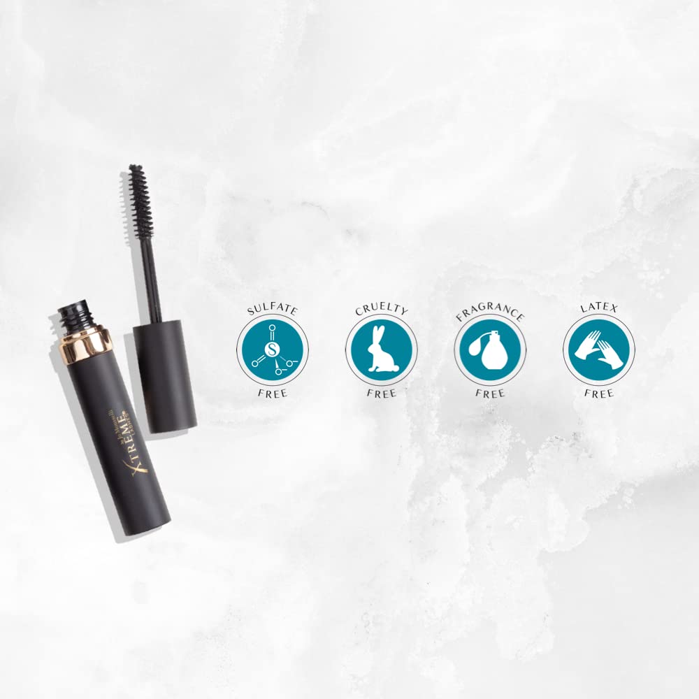 Xtreme Lashes Length & Volume Mascara - Black | Lash Extension Friendly, Volumizing & Lengthening Formula for Dramatic Eyes | Perfect for Night Out, Date Night & Special Occasions