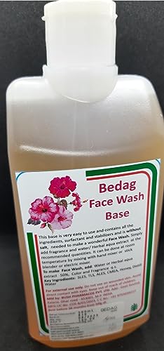 Gentle Face Wash Base for Sensitive Skin - Natural & Hydrating Cleanser for Daily Skincare Routine | Perfect for Morning & Night Use