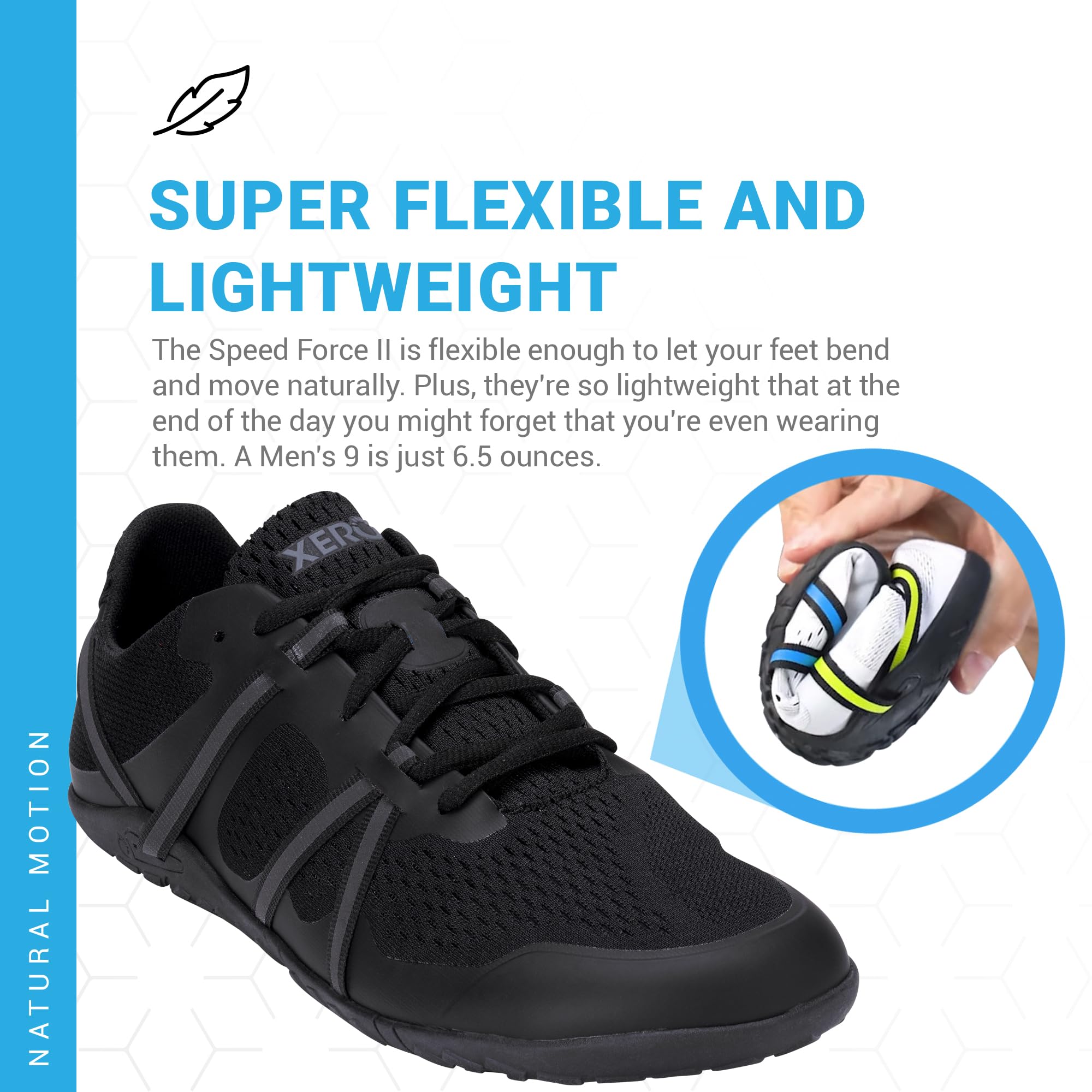 Xero Shoes Barefoot Running Shoes for Men | Zero Drop, Wide Toe Box, Ultra Lightweight Minimalist Trail Runners | Perfect for Jogging, Hiking & Gym Workouts