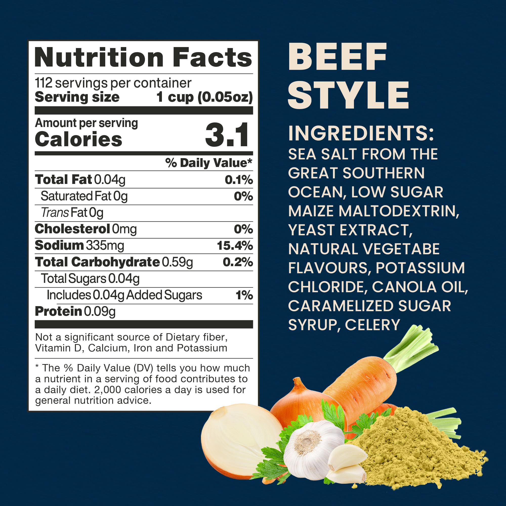 Massel Beef Style Bouillon Powder - Gluten Free, Low FODMAP, Vegan Soup Base (6 Pack, 168g) | Fat Free, MSG Free, Dairy Free, Non-GMO Stock for Ramen, Stew & Cooking | Perfect for Keto, Plant-Based & Allergy-Friendly Diets