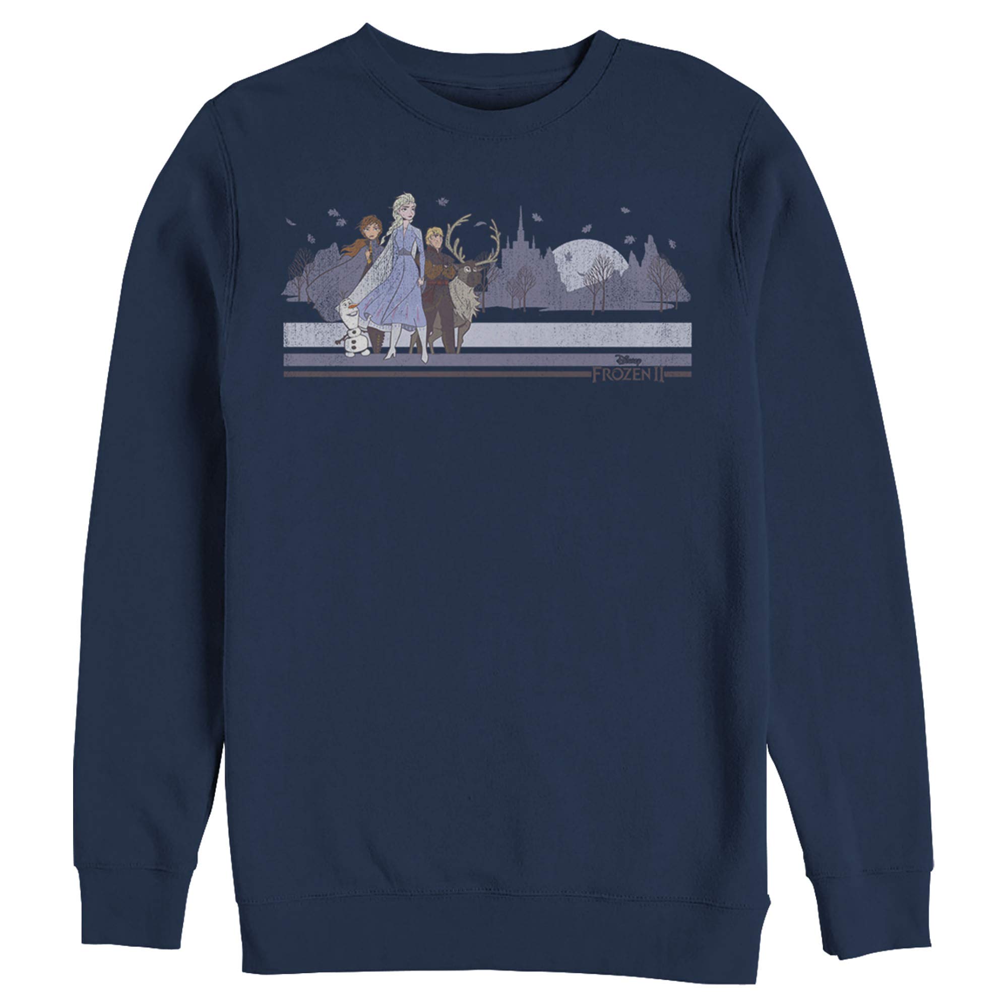 Frozen 2 Men's Graphic Sweatshirt | Disney Winter Travel Hoodie | Cozy Pullover for Movie Fans & Cold Weather Outings