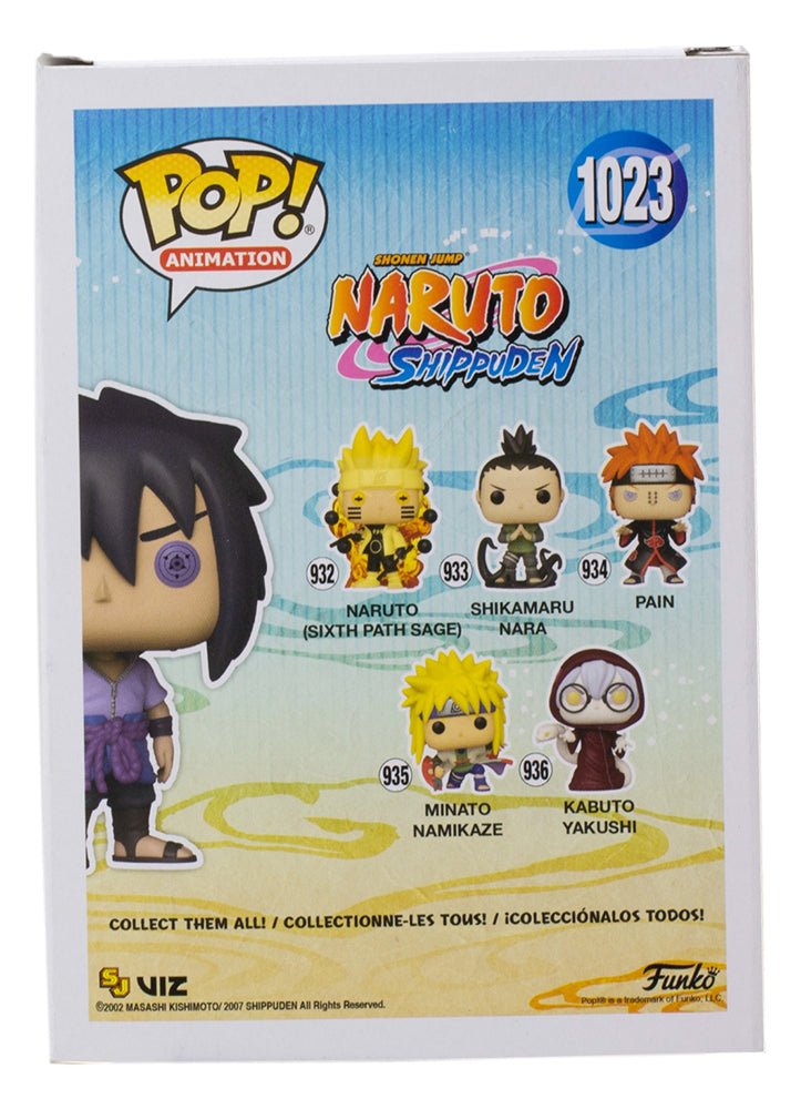 Naruto Shippuden Sasuke Rinnegan Funko Pop! Vinyl Figure #1023 - Anime Collectible for Fans & Gift for Naruto Lovers - Perfect for Display, Decor & Cosplay