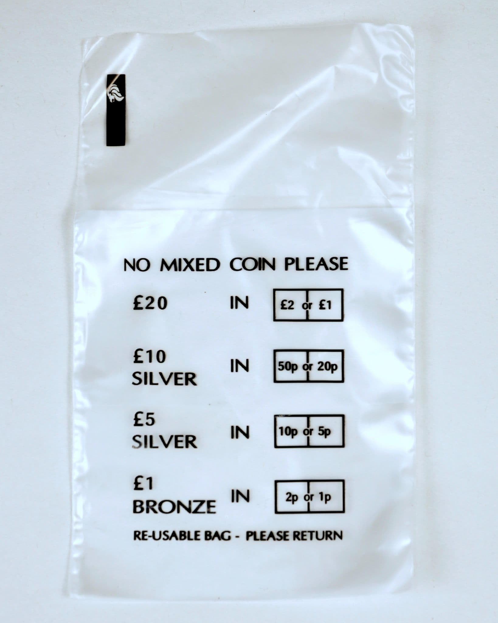 1000 Pack Plastic Coin Bags & Money Bank Bags for Cash Handling - Perfect for Banks, Retail Stores, and Vending Machine Use
