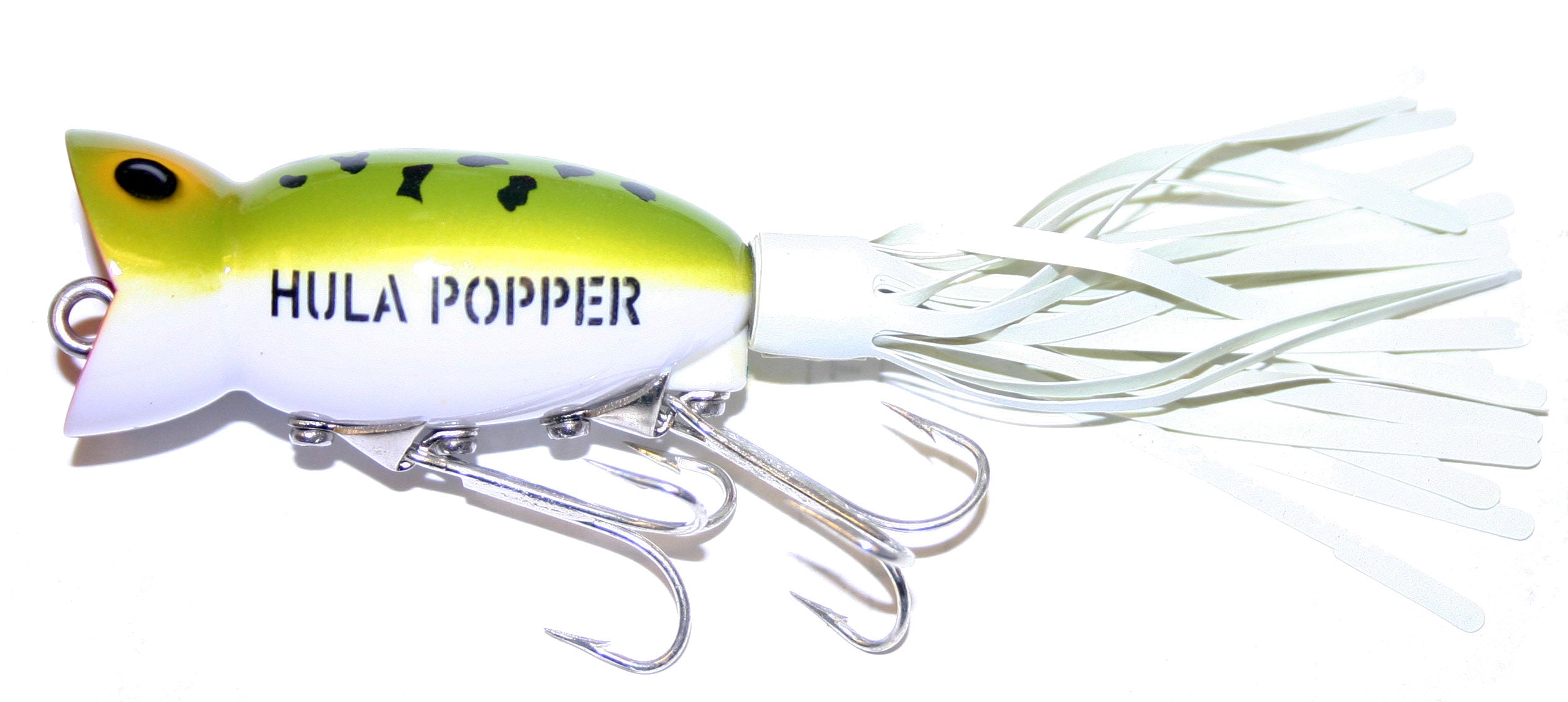 Arbogast Hula Popper Topwater Fishing Lure - Best for Bass, Trout & Panfish - Perfect for Freshwater & Saltwater Fishing