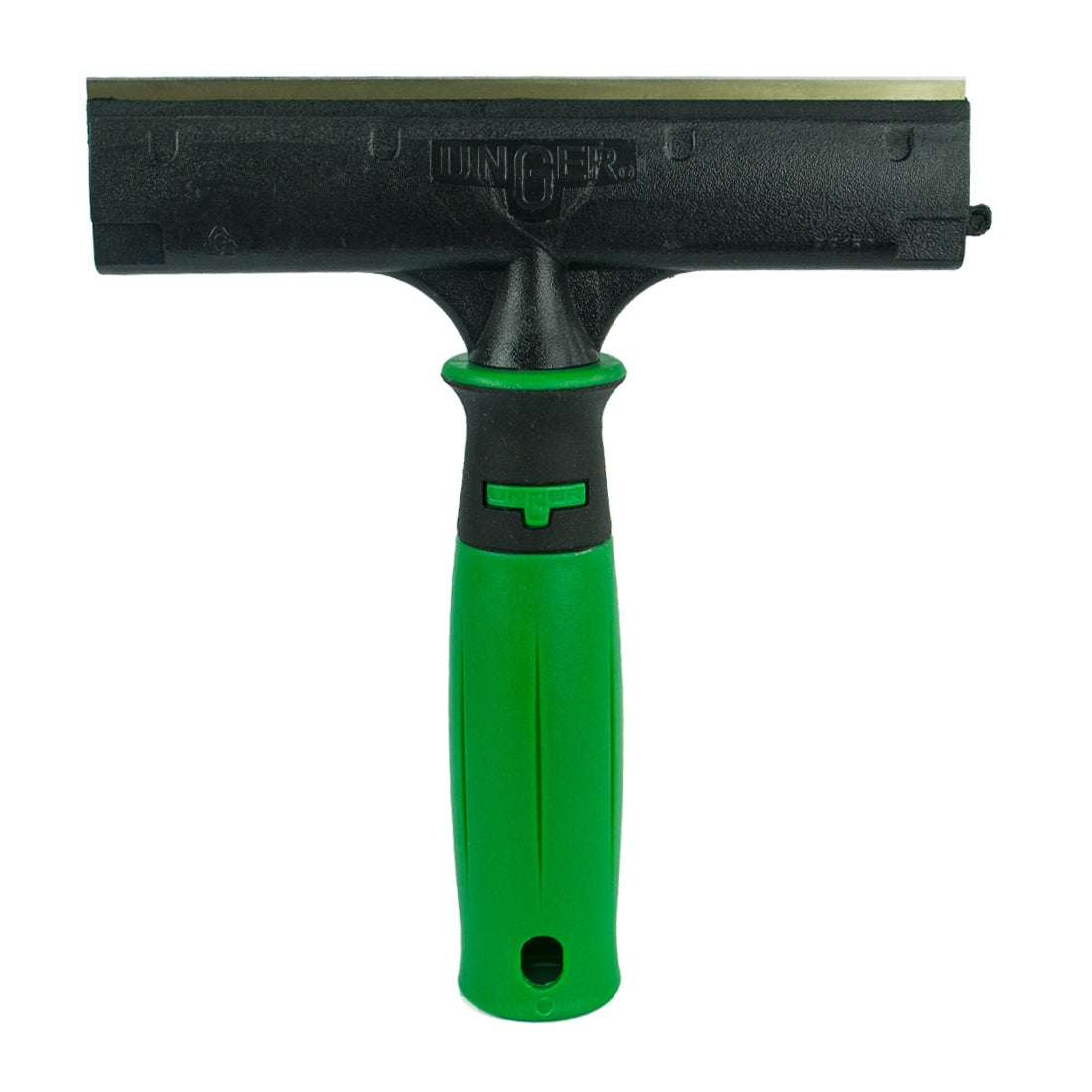 Unger ErgoTec Premium Glass Scraper - Heavy Duty Window Cleaning Tool for Home & Office - Perfect for Streak-Free Glass, Mirrors, and Shower Doors