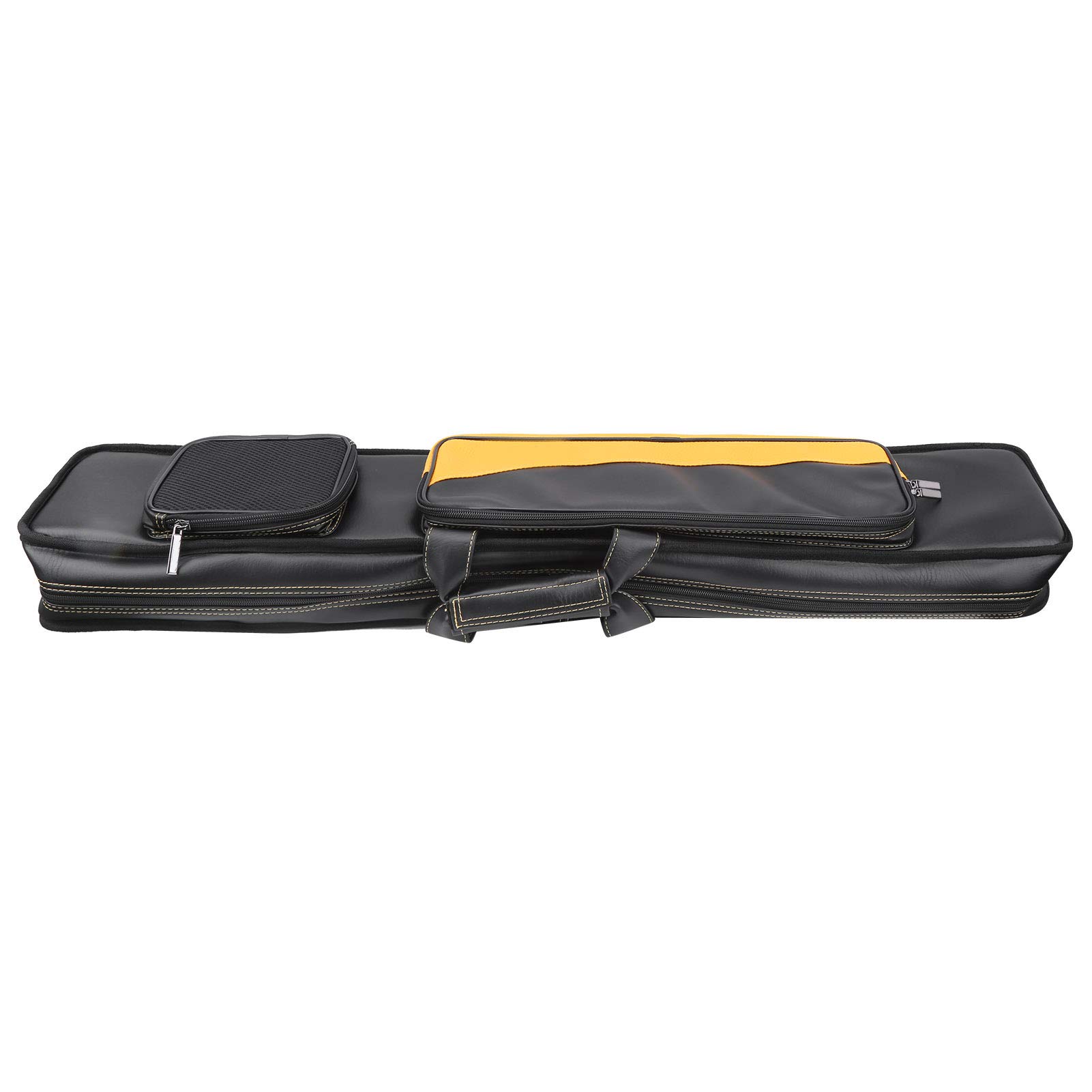 Premium 12-Hole Multi-Function PU Leather Billiard Pool Stick Carrying Case - Durable Pool Cue Bag for Billiards Players | Perfect for Tournament Travel & Home Storage