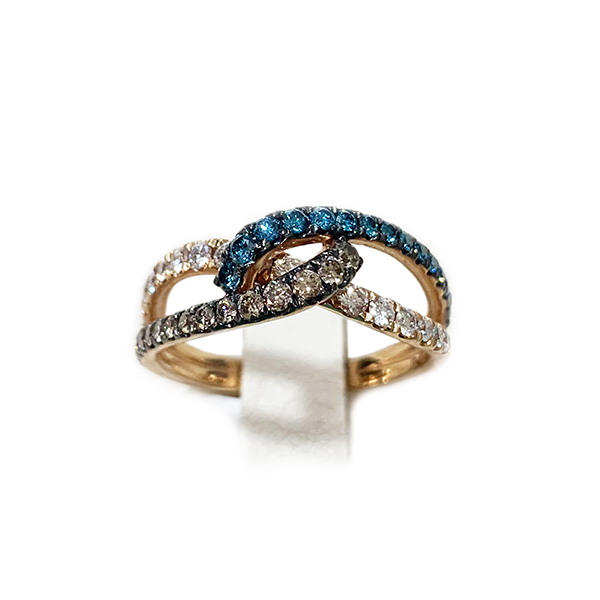 14K Rose Gold Brown Diamond Ring for Women - Elegant Solitaire Engagement & Wedding Band - Perfect for Proposals, Anniversaries & Special Occasions